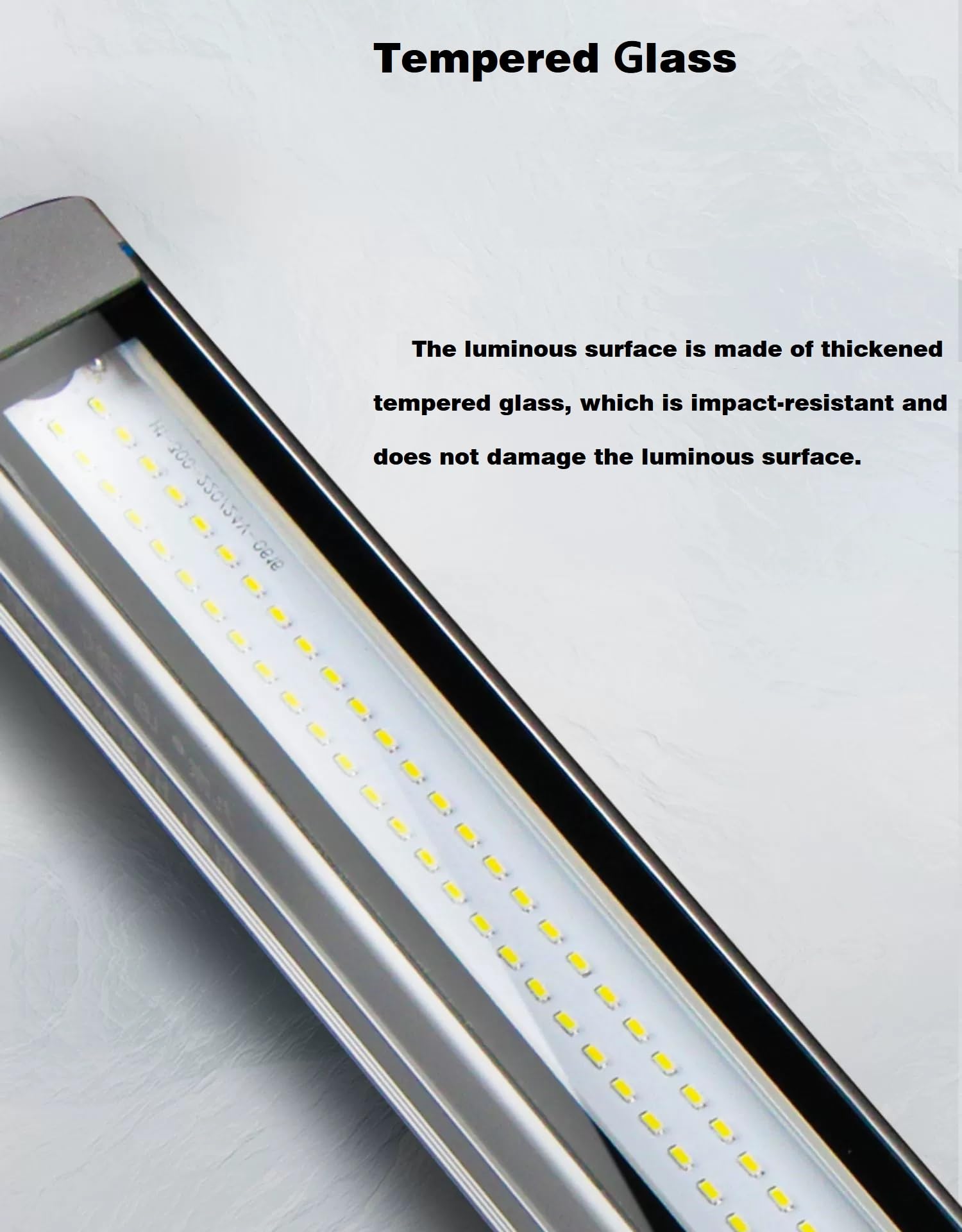 XUNDE LED Tube Light 20W IP67 Explosion Proof CNC Machine Lighting Model HYT10206 Silver L