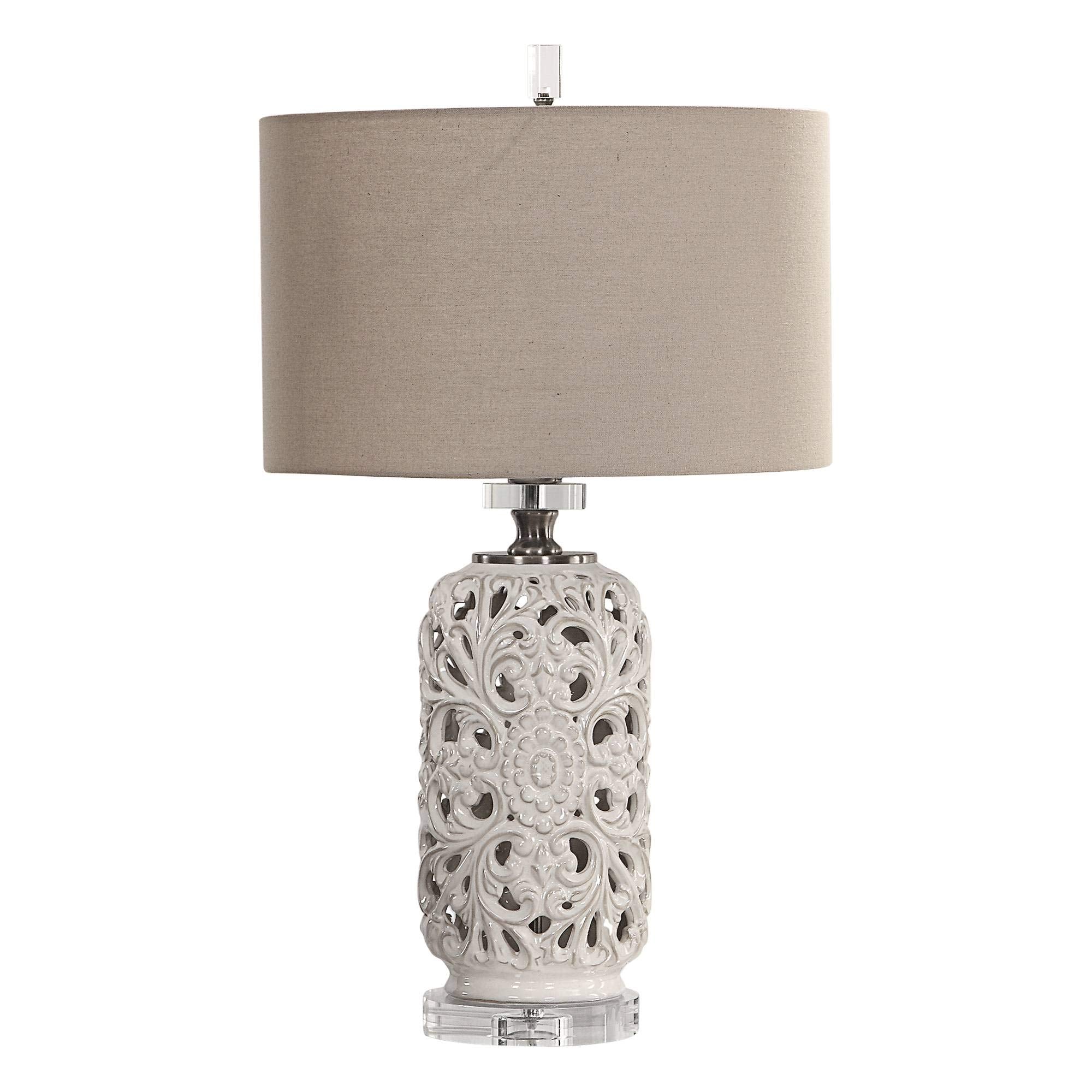 Uttermost Dahlina - 1 Light Table Lamp - 17 Inches Wide By 17 Inches Deep