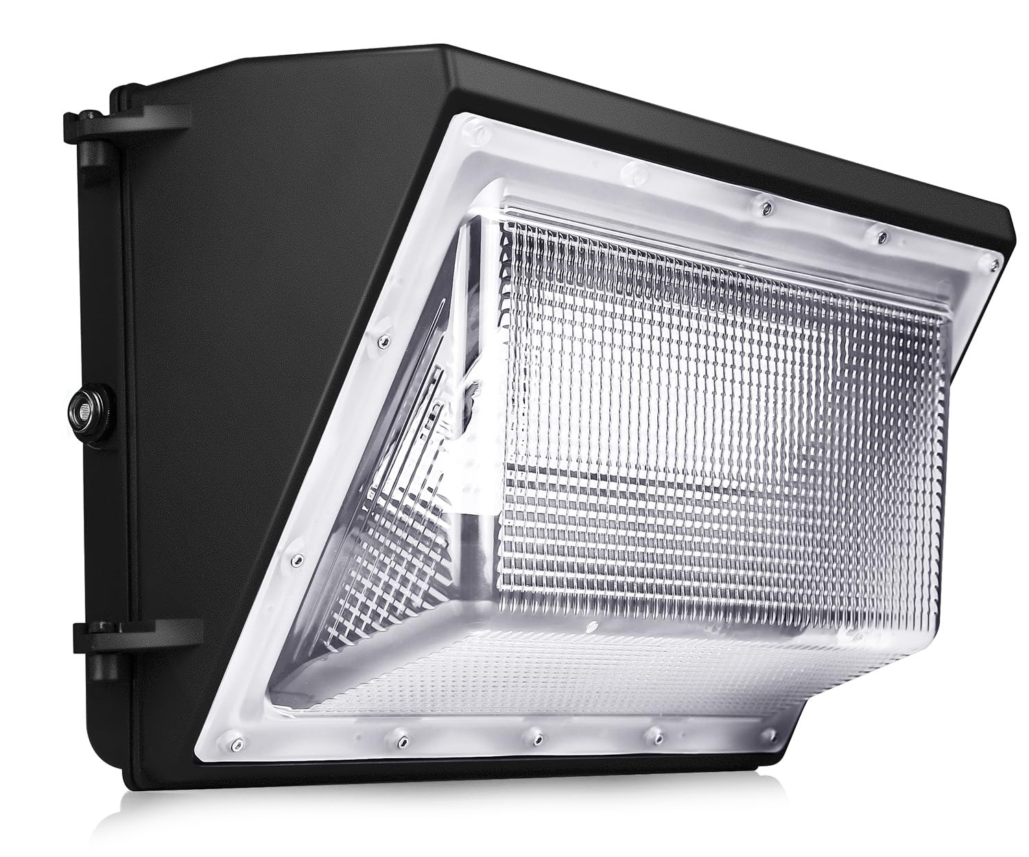 LEDMO LED Wall Pack Light 120W Photocell Outdoor Security Fixture 5000K Brown Model 1801