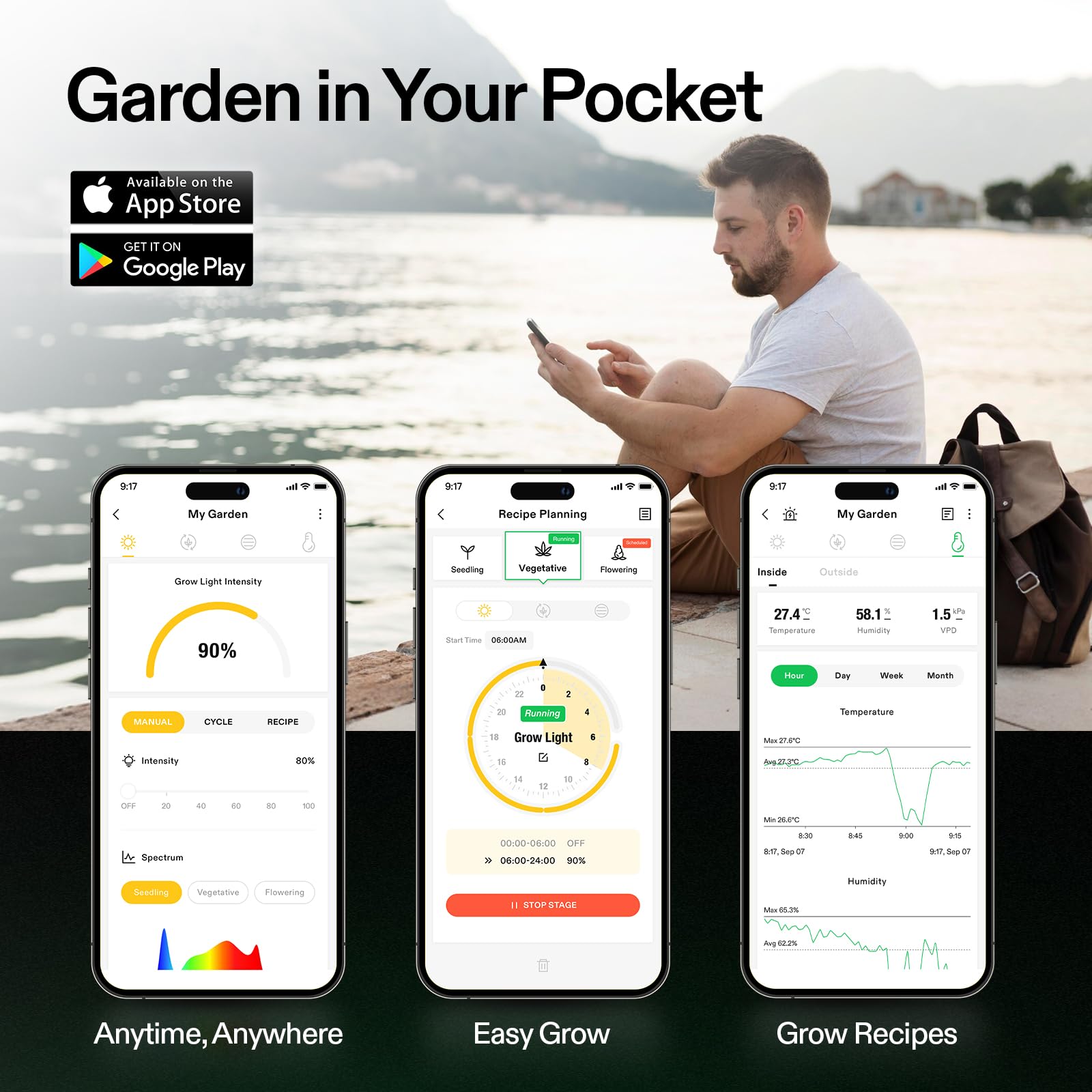 Vivosun Vs1500 Led Grow Light With Samsung Lm301 Diodes & Daisy Chain Driver Dimmable Lights Sunlike Full Spectrum For Indoor Plants Seedling Veg And Bloom Plant Grow Lamps For 3X3 Grow Tent