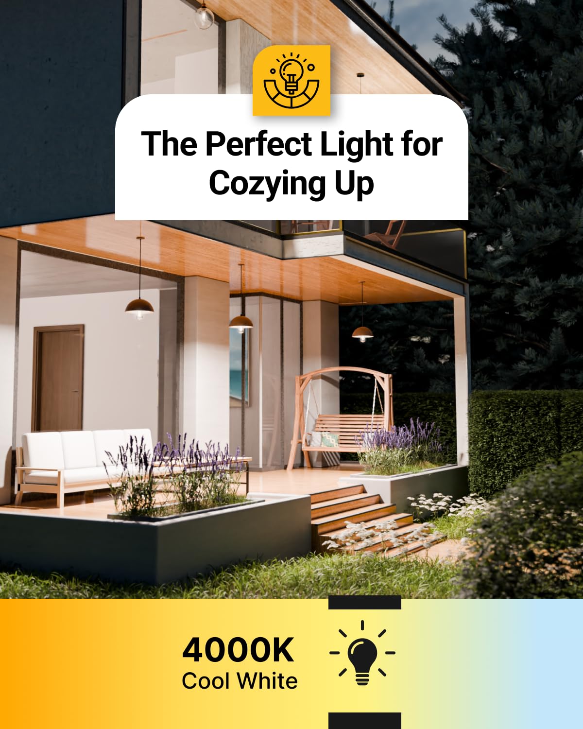 Sunco Lighting Dusk To Dawn Light Bulbs Led Edison 4000K Cool White, 7W Equivalent 60W, Vintage Styled St64 Extra Bright Automatic Bulb, 800 Lm, E26 Base, Light Sensing Outdoor Ul, Energy Star 4 Pack