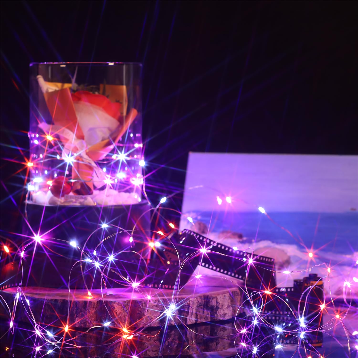 Beingreat Usb Plug-In Fairy Lights, 2 Pack 33Ft 100 Leds Mini String Lights With 8 Modes For Halloween Christmas Easter, Multicolor
