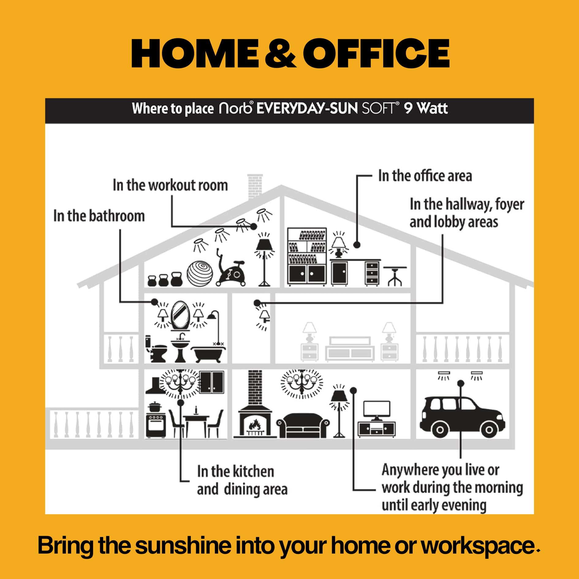 Norb Everyday Sun Light Bulb - Soft Full Spectrum Wellness Lighting With Sun-Mimicking Technology For Energy, Mood & Performance