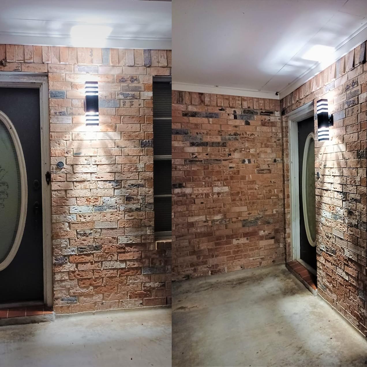 Zsmaiku 2 Pack Led Up And Down Outdoor Lights, 14W Ip65 Warm White Sconce For Patio & Garage