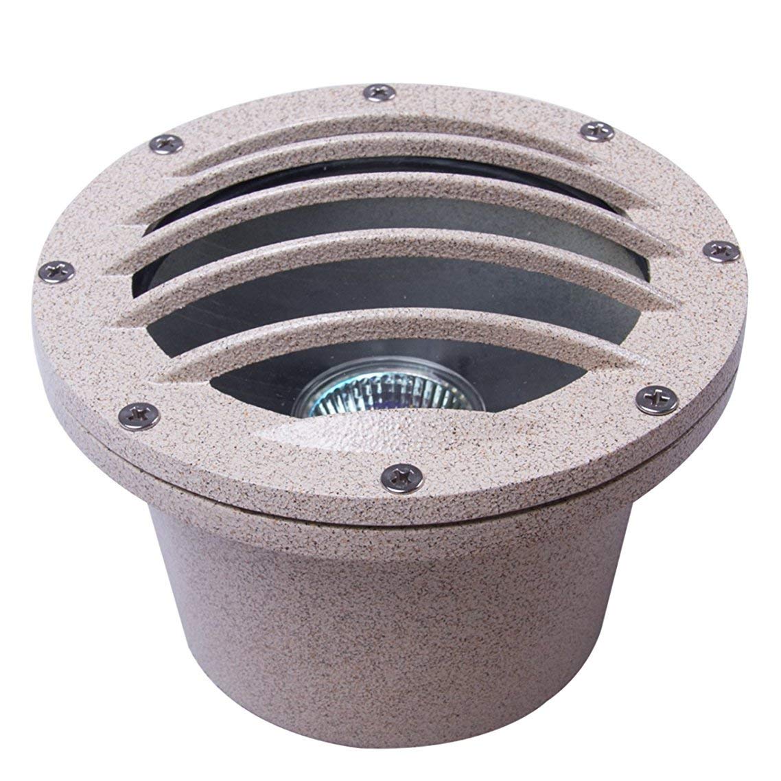 Malibu Low Voltage Landscape Lighting, Garden Deck In-Ground Well Light, 35 Watt Outdoor Buried Path Spot Recessed Floodlight Sp