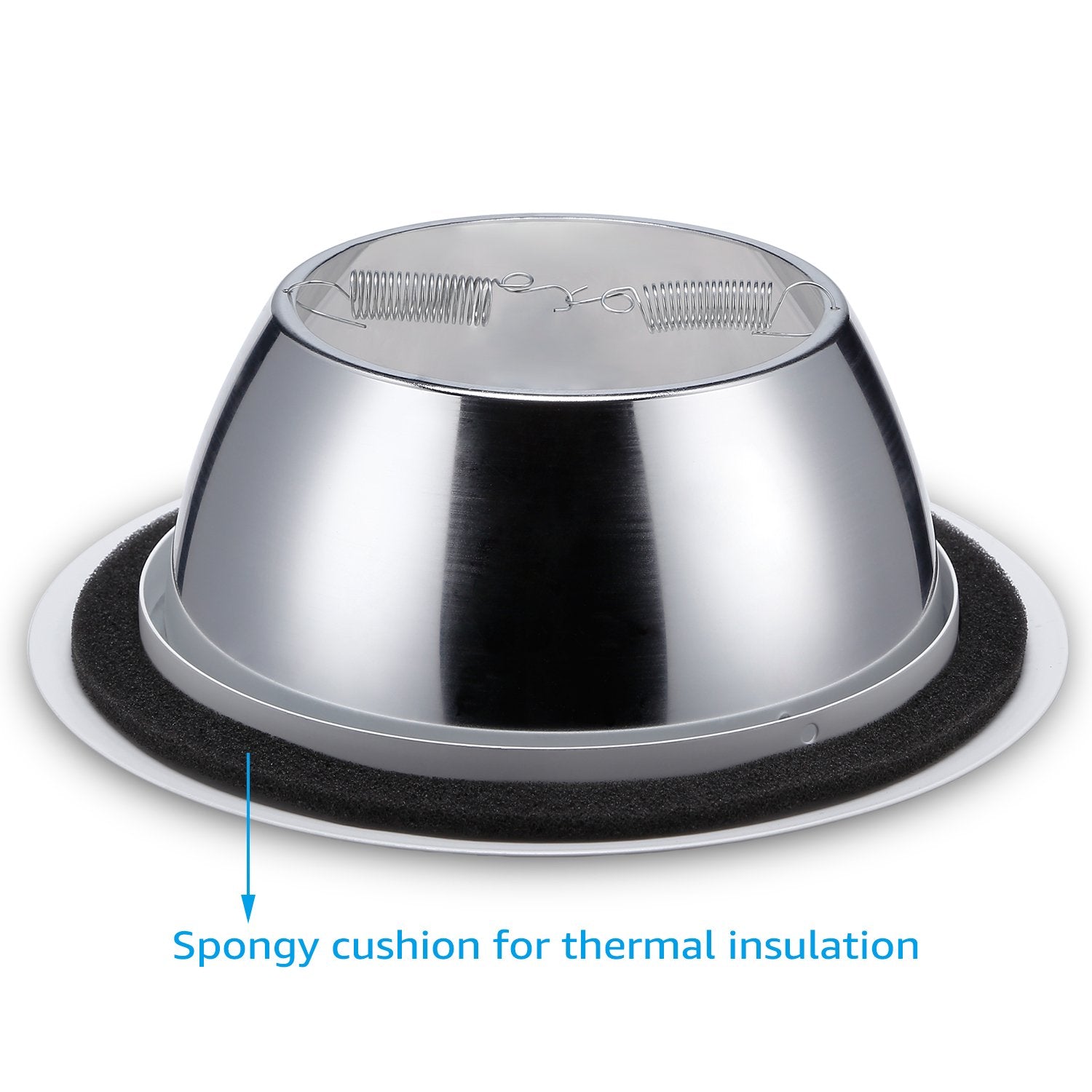 Torchstar 6 Inch Brighter Classic Recessed Can Light Trim, Step Baffle With Detachable Ring, Full Metal, For 6 Inch Recessed Can, Fit Halo/Juno Remodel Recessed Housing, White, Pack Of 6