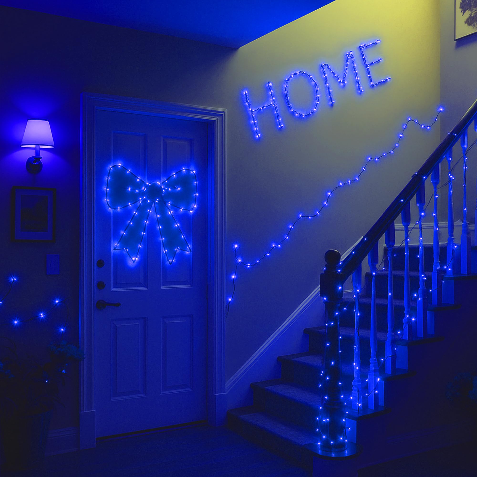 Joomer 32FT 100 LED Battery Operated String Lights, Blue, 2PACK, Twinkle Fairy Lights with Timer for Home, Garden, Party Decor