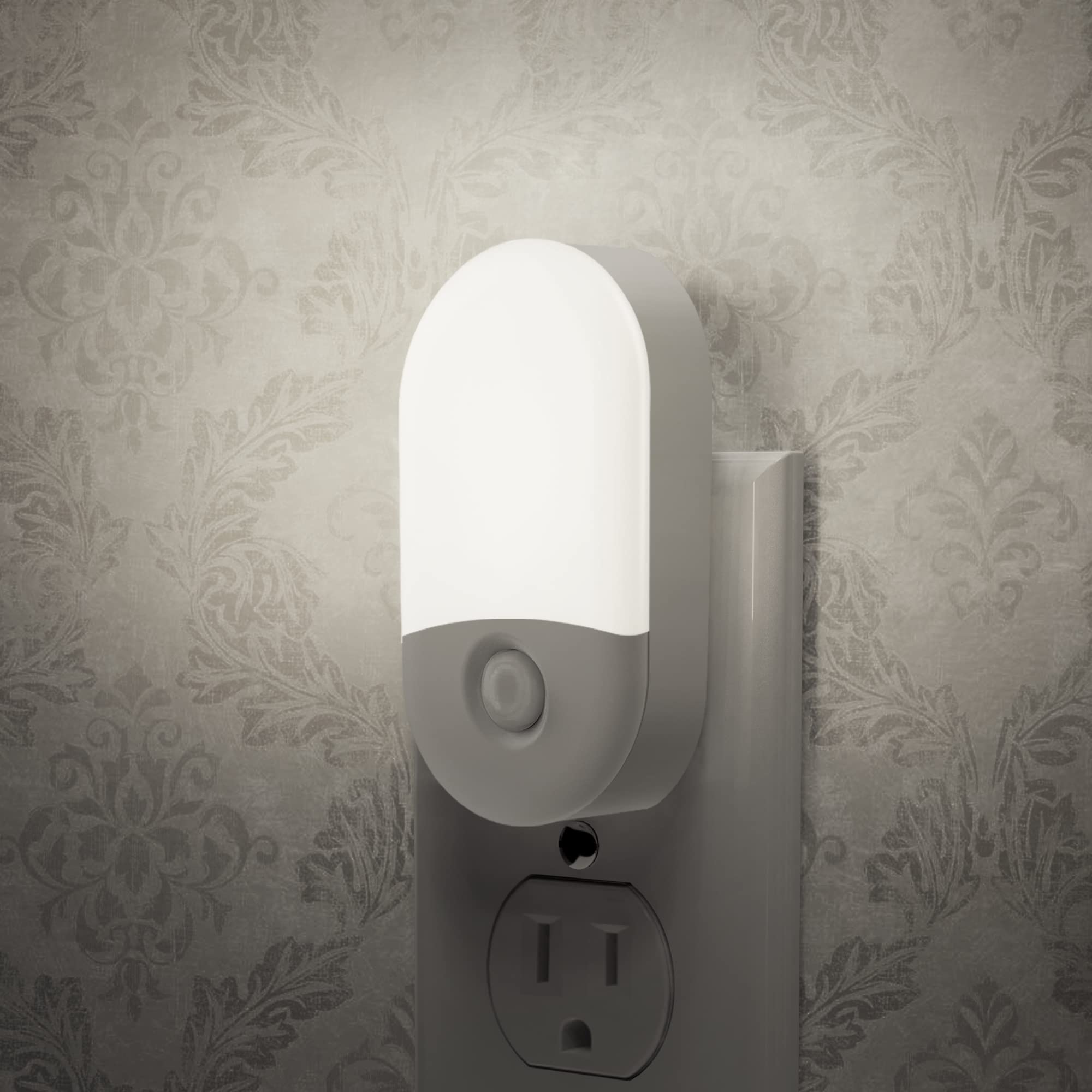 Lohas Night Lights Plug Into Wall [?? ????????], Auto Dusk To Dawn Sensor, 0.6W Dimmable Led Nightlights, Daylight White 5000K,