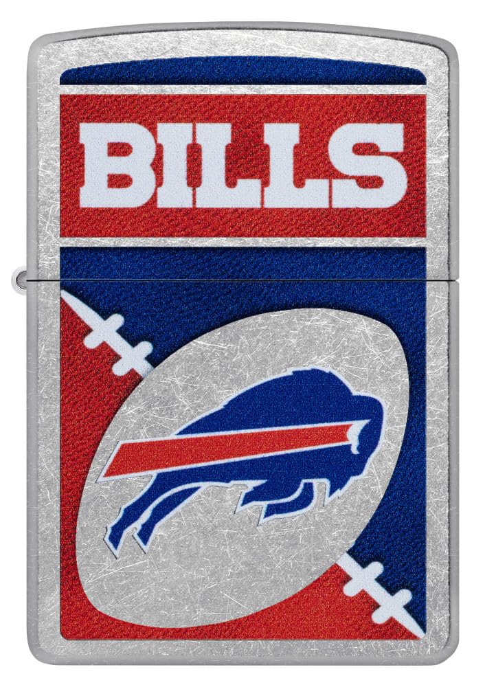Zippo Nfl Buffalo Bills Street Chrome Pocket Lighter