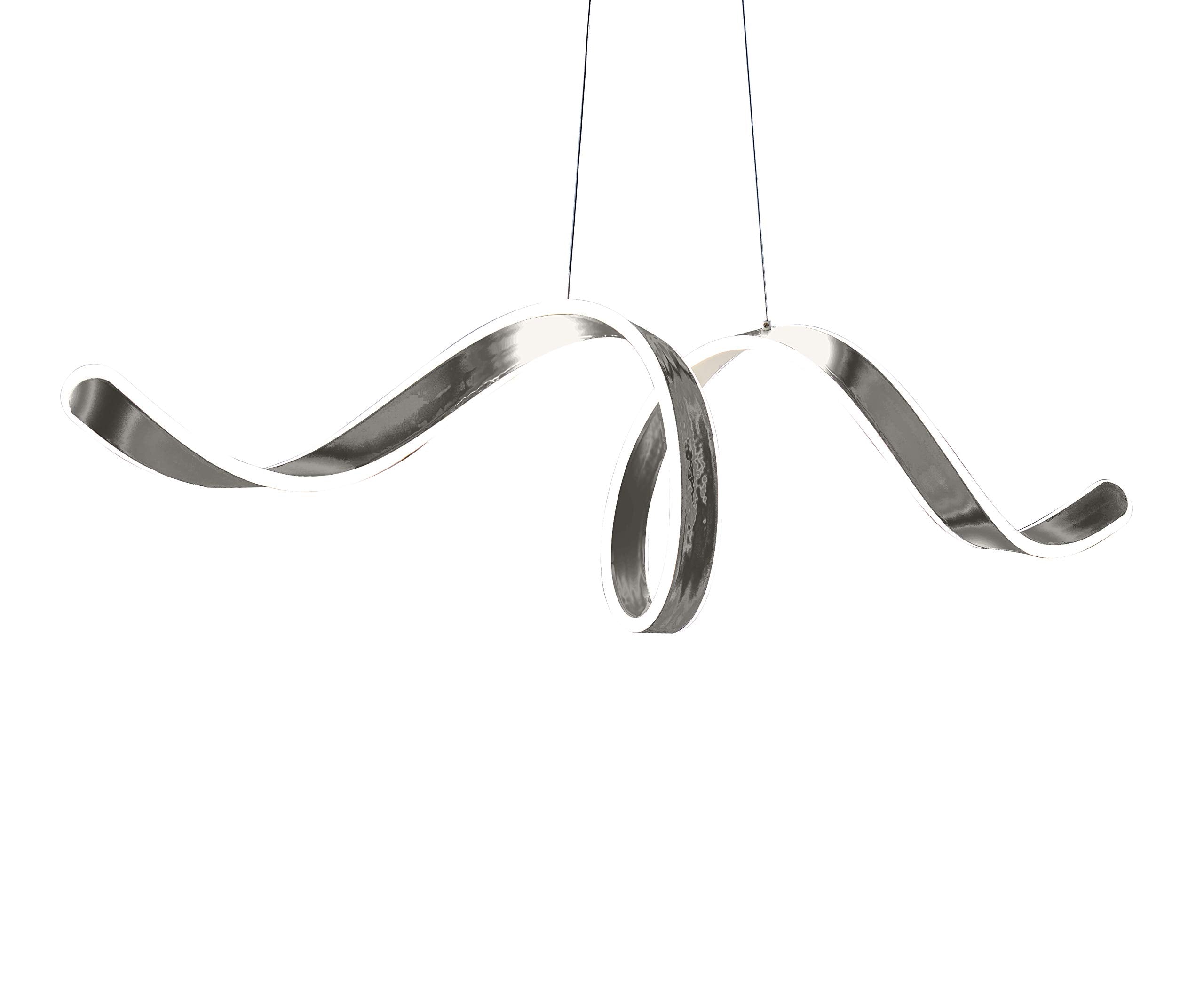 Finesse Decor Creative Copenhagen Led Chandelier Light Fixture Abstract Living Room Hanging Light