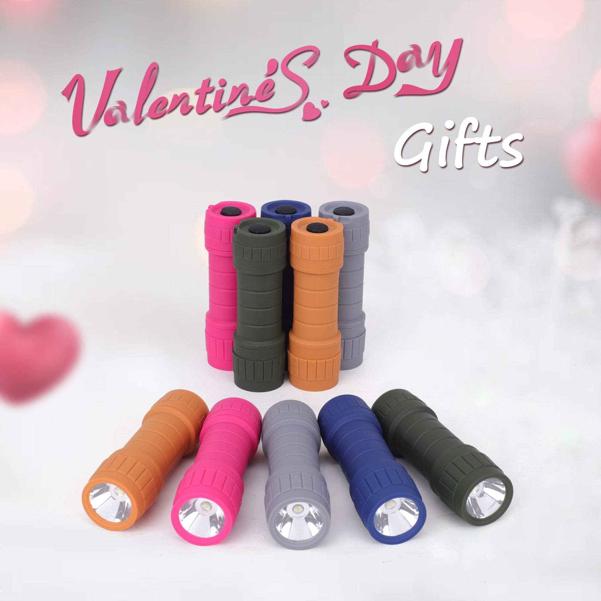 Seamagic 10-Pack Mini Flashlights, 100 Lumen Led, Green, Includes 30 Aaa Batteries