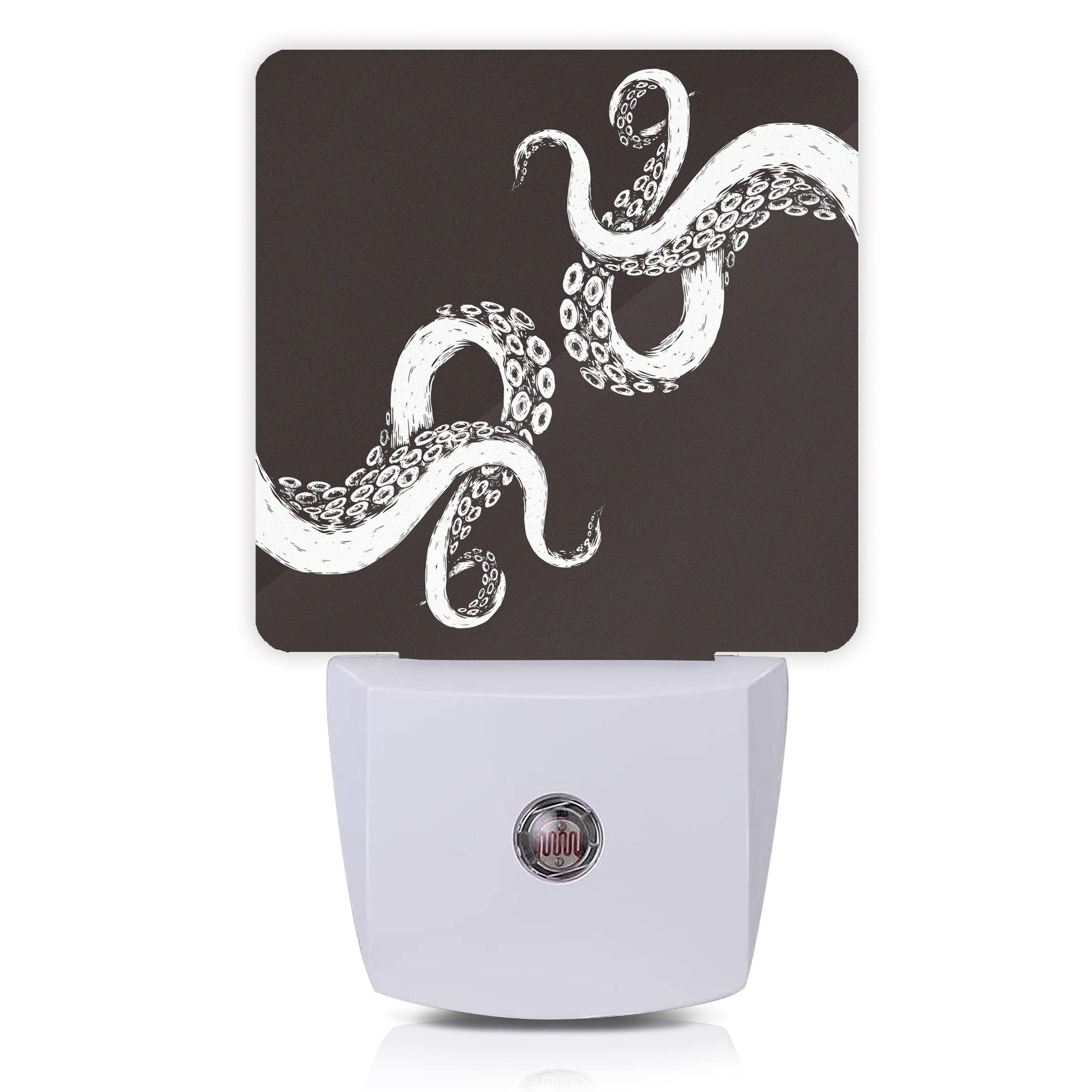 Smoaffly Octopus Night Light Plug-in LED Auto Sensor Lamp for Nursery, Dusk-to-Dawn, Model XD-FXYD-LST10, Acrylonitrile Butadiene Styrene