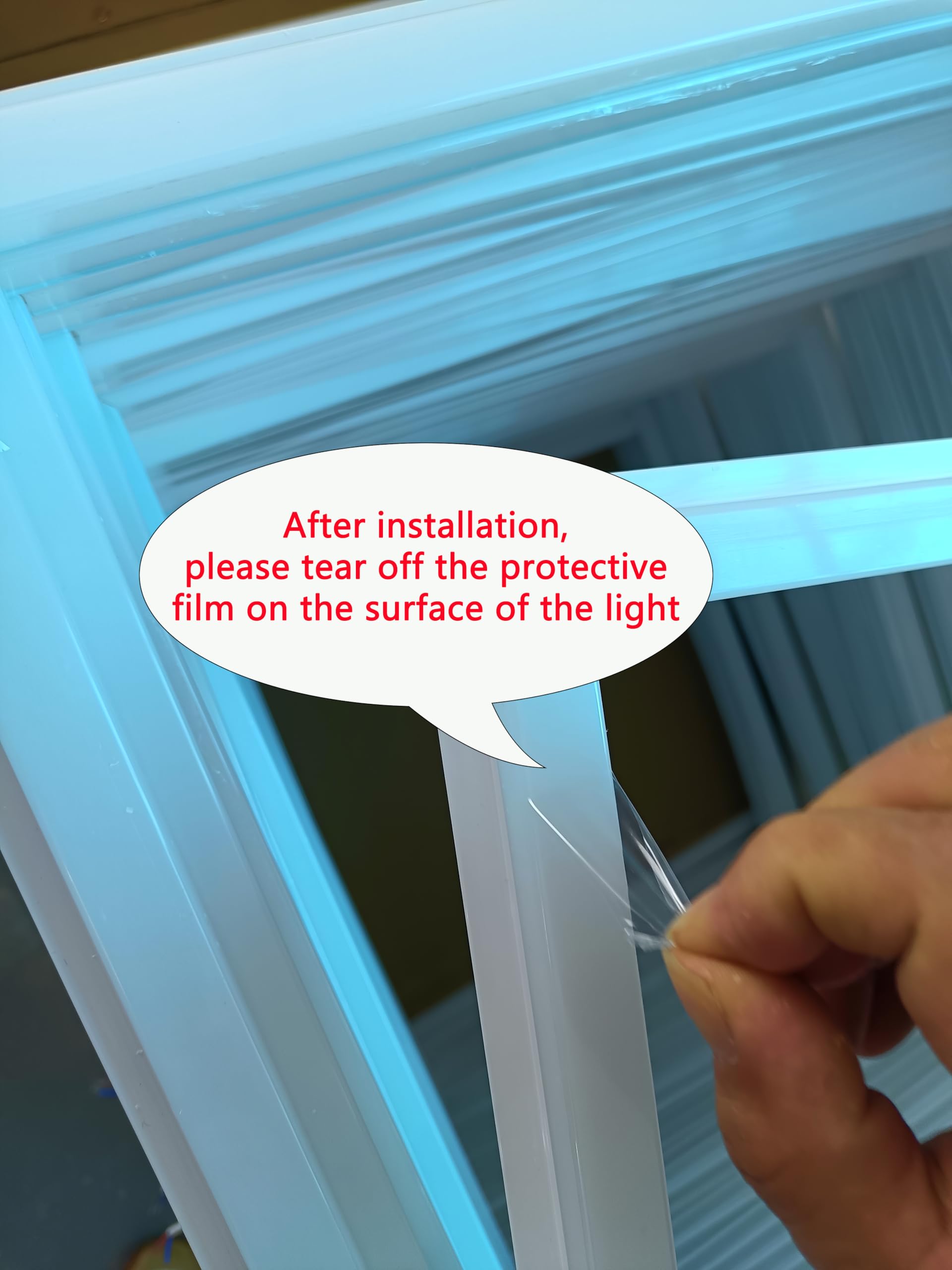 Fengsengshuiqi Flat Panel Light 2X2 Ft 6 Pack Led Frame Panel, Border Glow Light 45W 3600Lm Suitable For Offices, Shops, Bathroo