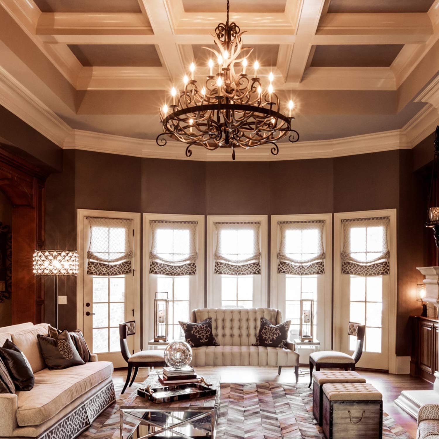 12-Pack Dimmable E12 Led Candelabra Bulbs 40Watt Equivalent, 2700K Warm White, 450Lumens, 4W B11 Vintage Chandelier Light Bulbs,