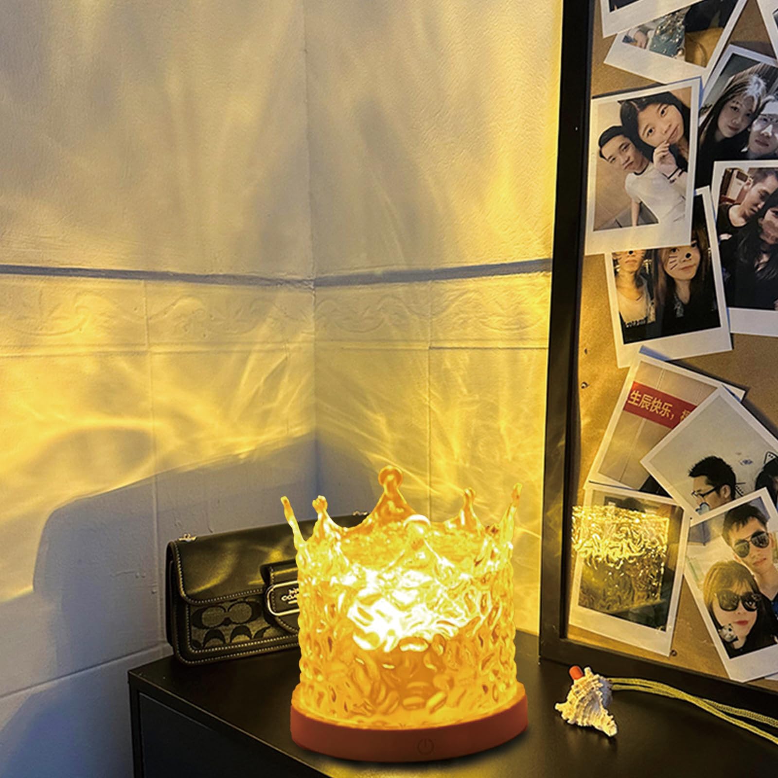 Ocean Wave Ceiling Projector, Northern Lights 16 Colors Water Lights Projector, Water Ripple Ambient Night Light With Remote, To