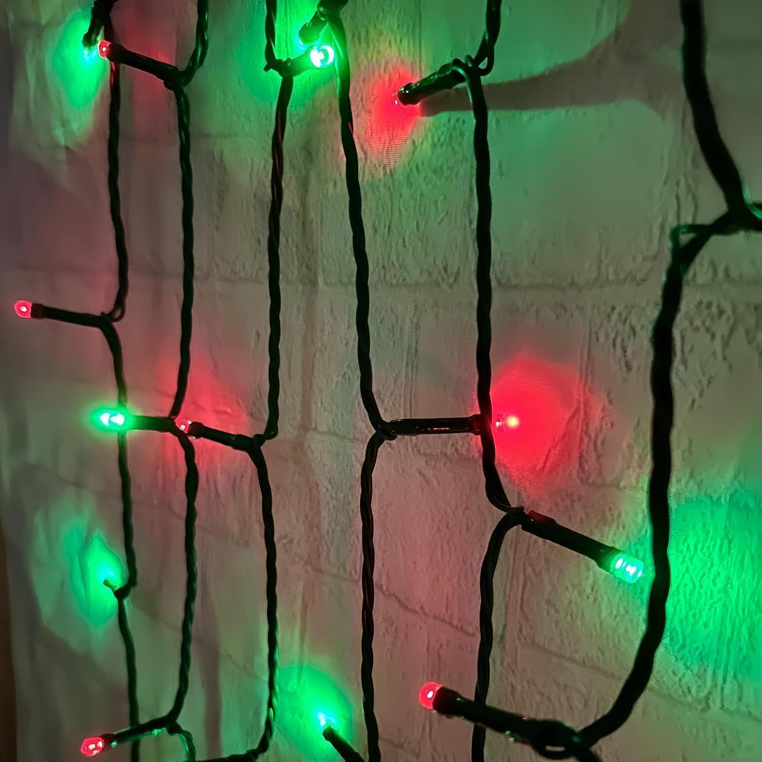 Connectable 240Led 88Ft 13Modes Christmas String Lights Indoor Outdoor | Extendable Green Wire Red & Green Christmas Tree Lights With Timer | Twinkle Fairy Light Plug In For Xmas Tree(Red & Green)
