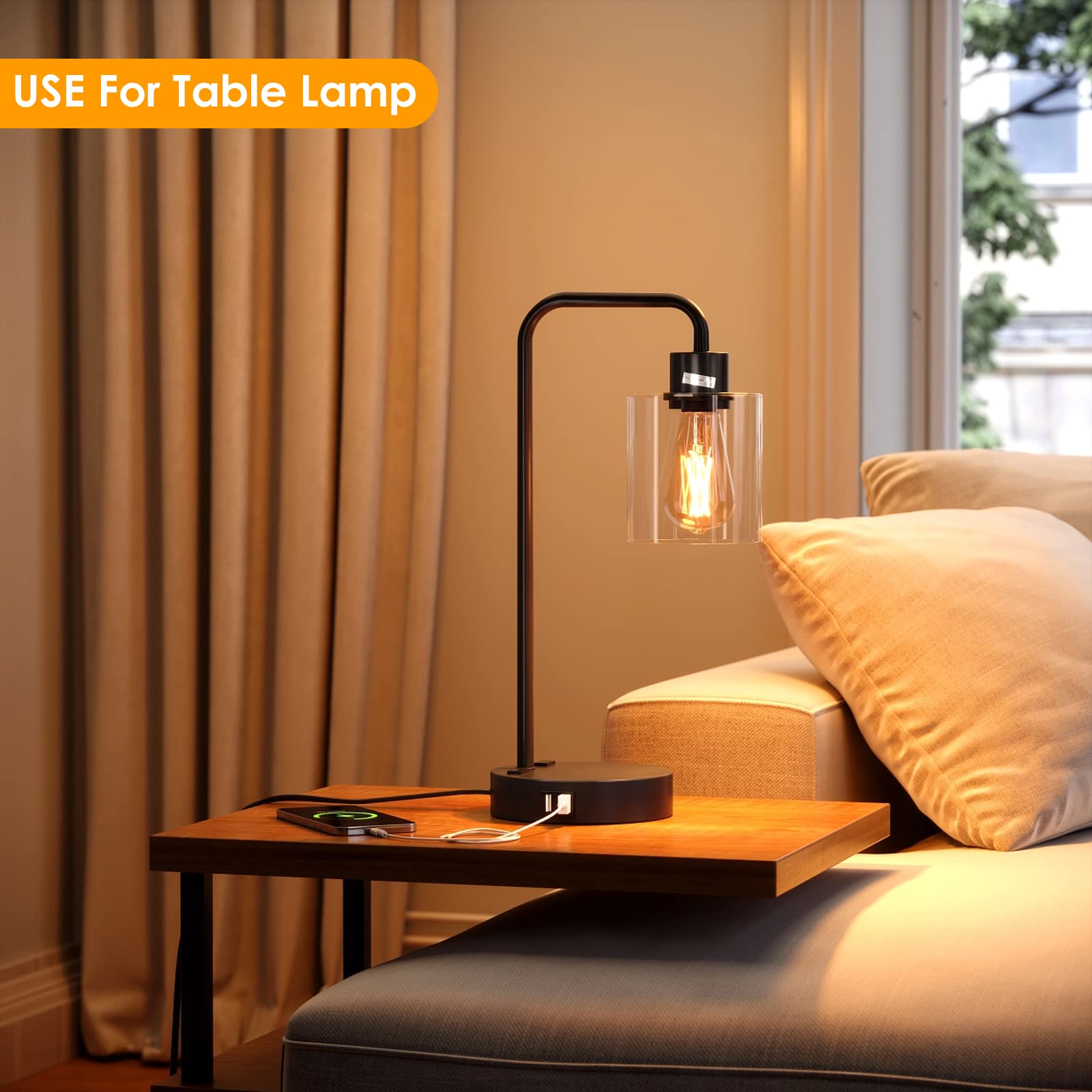 6 Pack Clear Glass Shades Replacement,5.51In Height,3.94In Diameter,1.65In Fitter,High Transmittance Cylinder Glass Lampshade Replacement For Pendant Light Floor Lamps Chandelier Wall Sconces