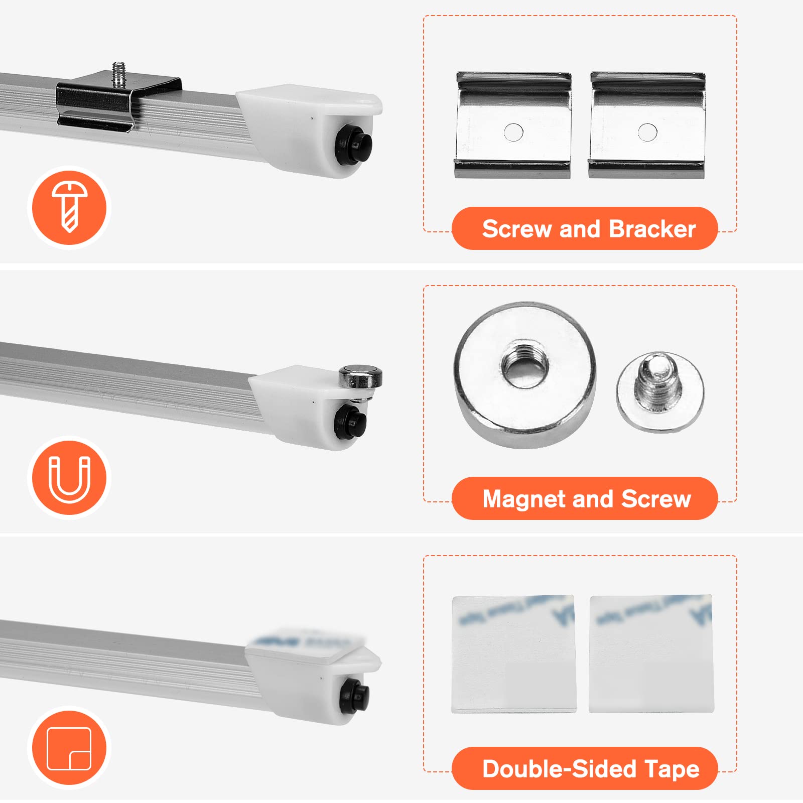 12V Interior Led Light Bar, Dc 12V Led Light Strip W/Switch For Car, Trailer, Truck Bed, Van, Rv, Cargo, Boat, Cabinet, Slim Enc