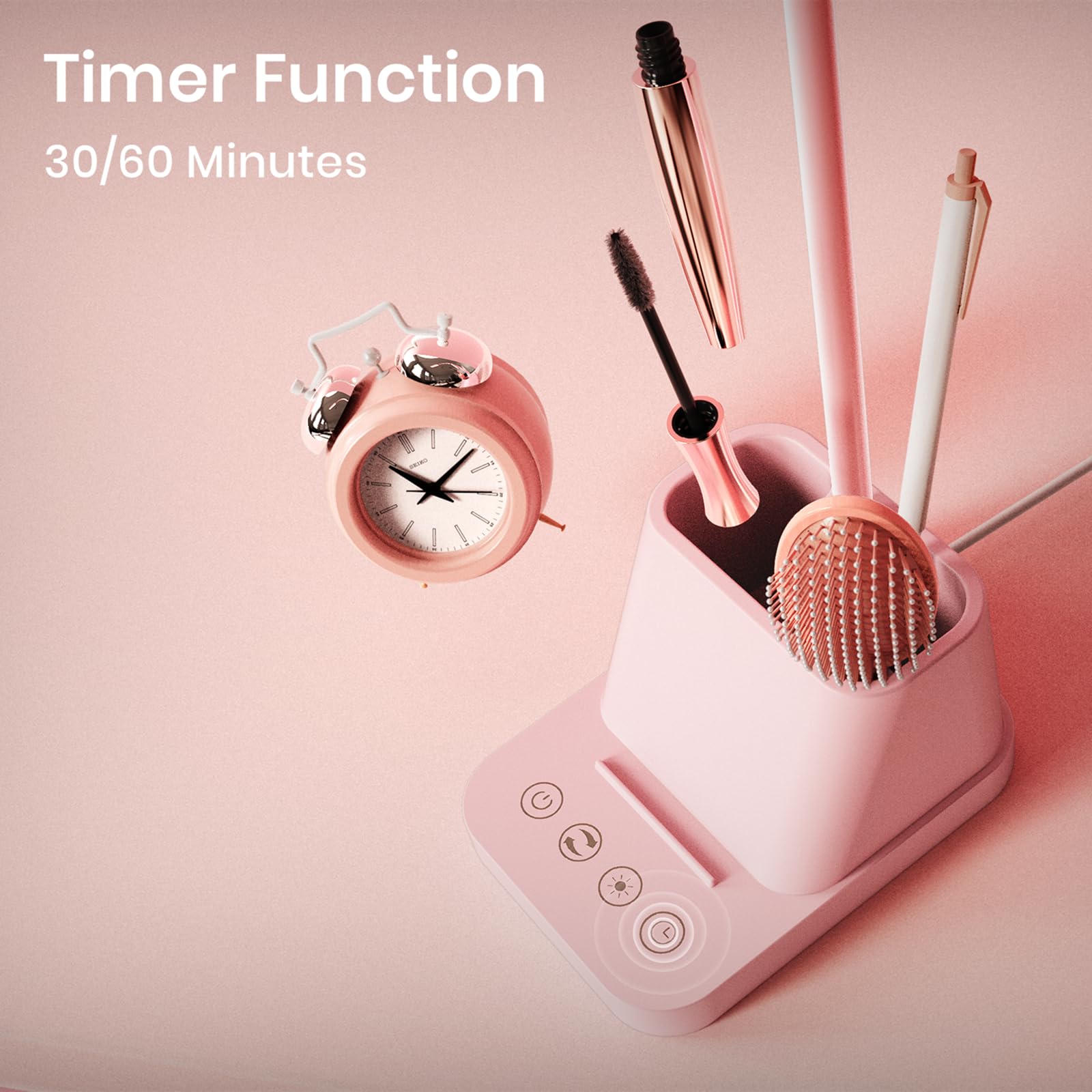 Axx Pink Desk Lamp For Kids, Cute Study Table Light For Bedrooms, Kawaii, Usb Charging Port, Small, Led, 650Lm, Room College Dor