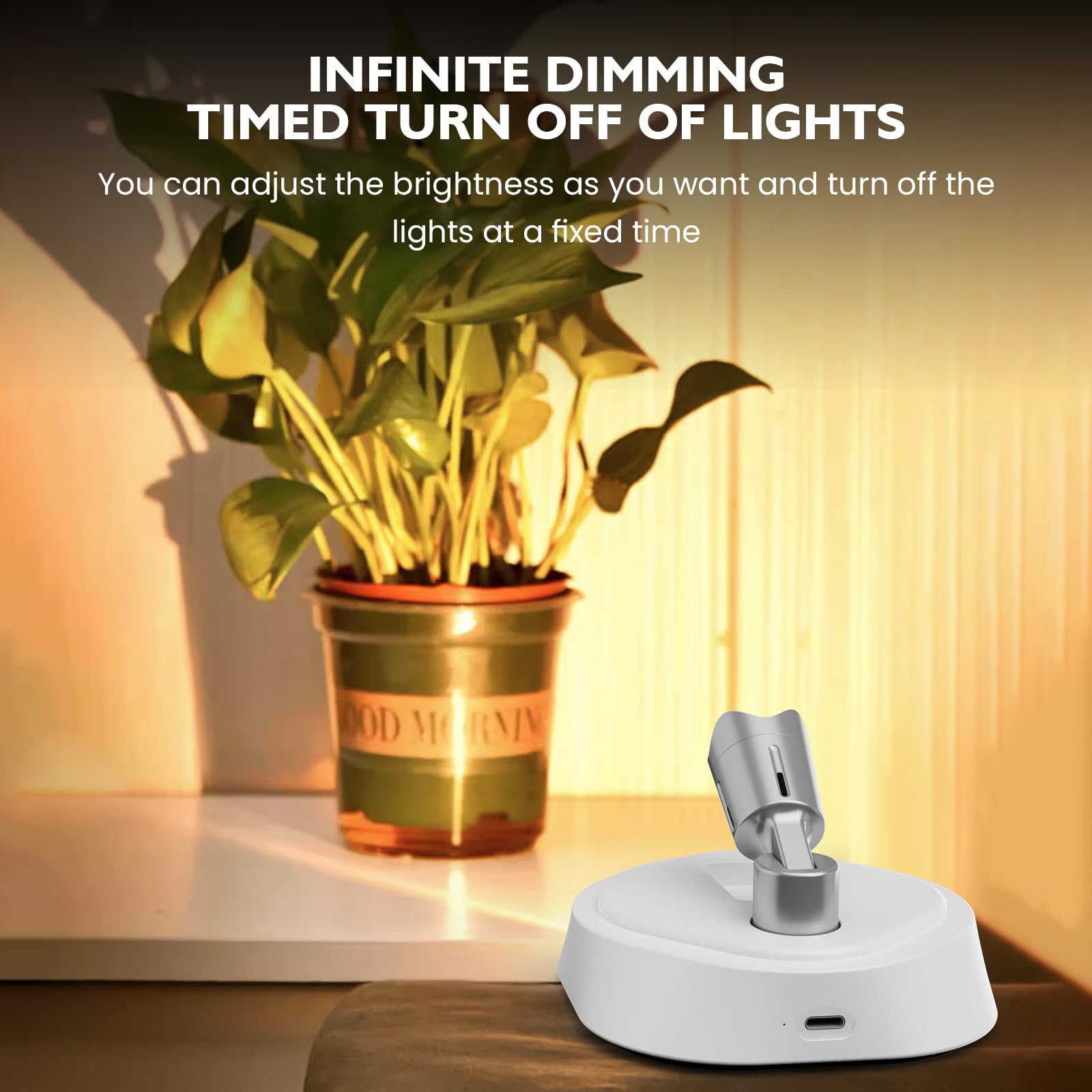Battery Operated Spot Lights With Remote Wireless Picture Lights, Remotely Dimmable 3000K/4000K/6000K Led Wireless Spotlights For Painting Picture Wall Artwork Photo Portrait Closet Plants, 2 Pack