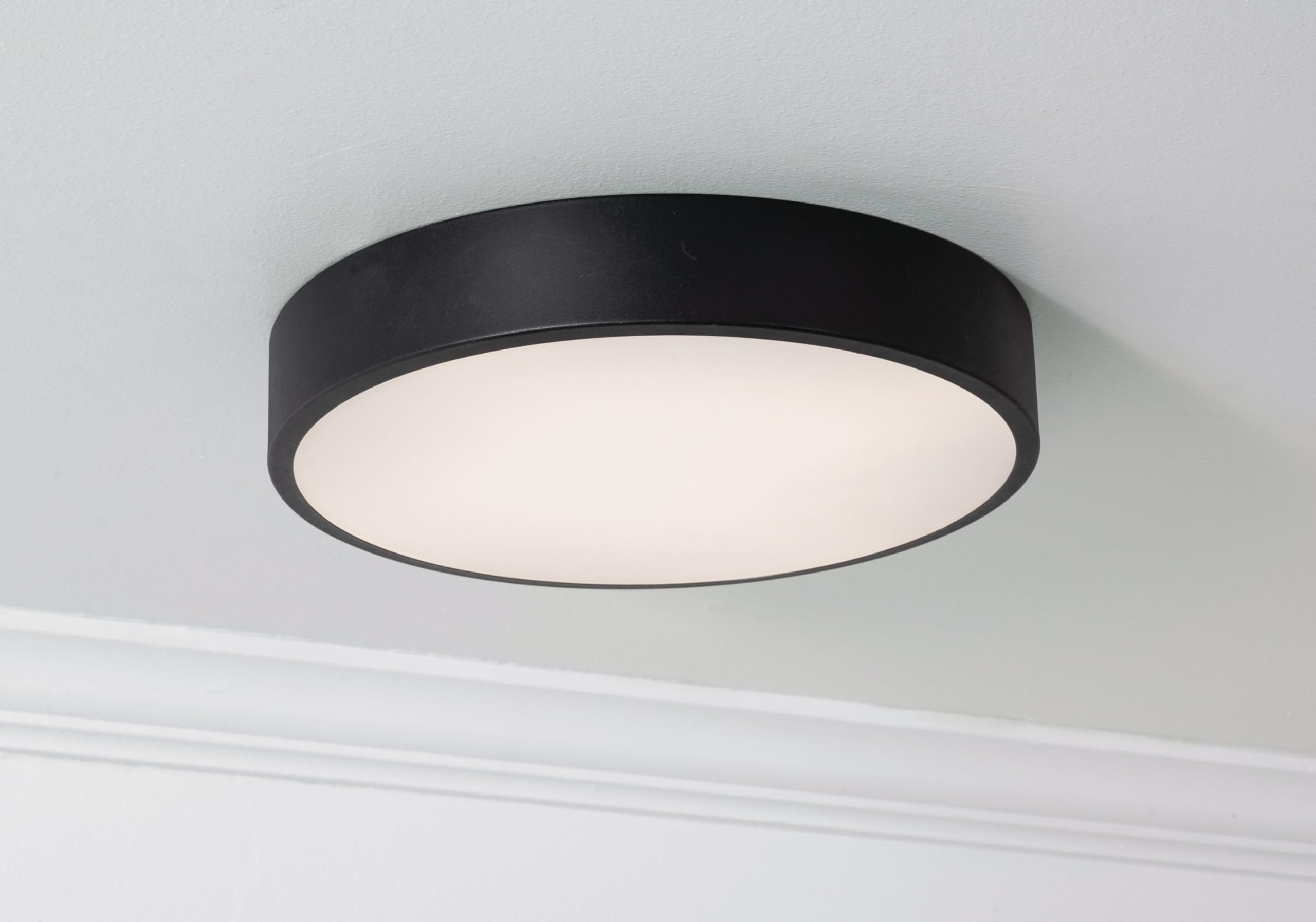 Afx Bailey 14'' Led Flush Mount - Black