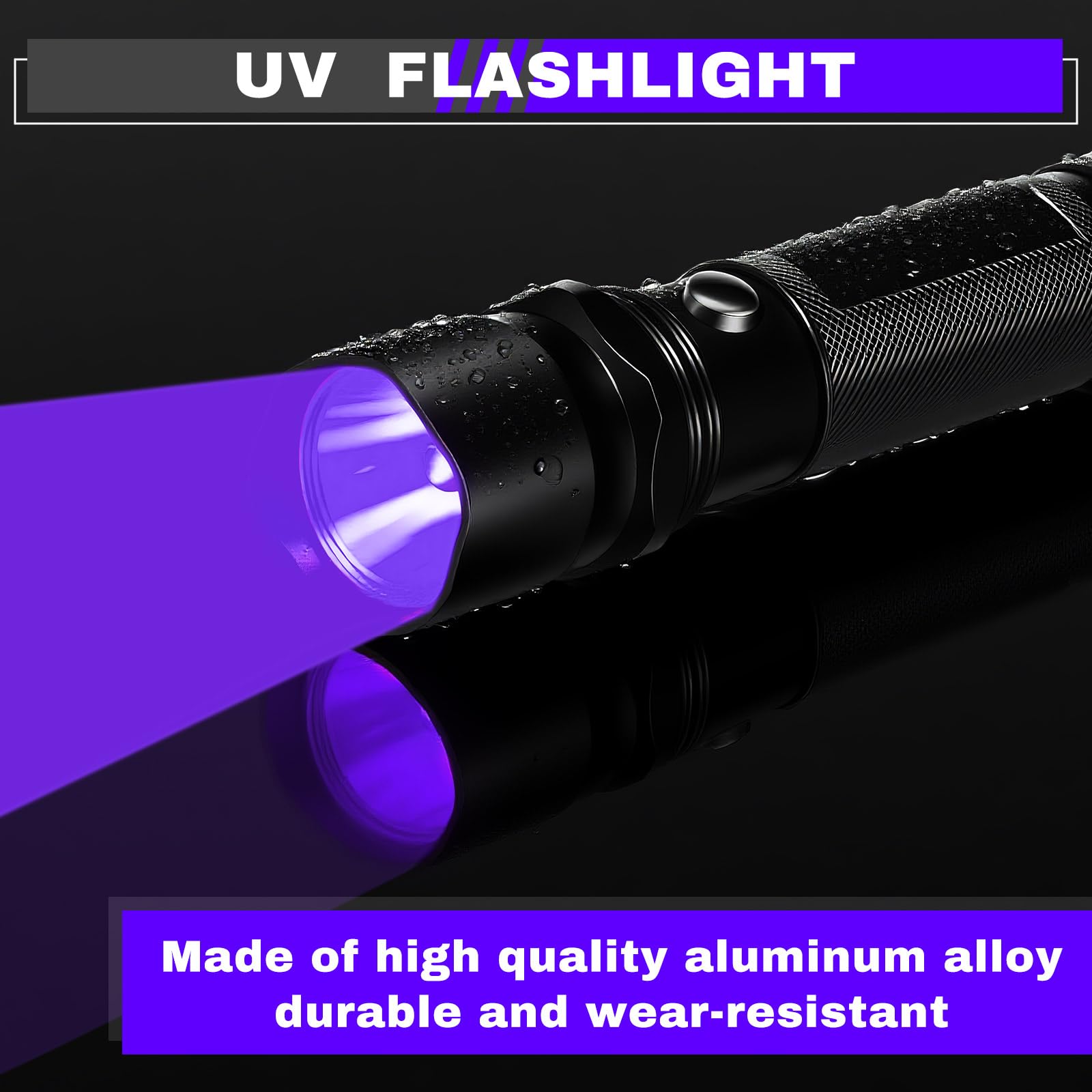 Tellegloww AC Leak Detector Tool Kit - UV Light & Oil Dye Detection for Urine, Stains & Bed Bugs - Model QMF-Tellegloww-1250