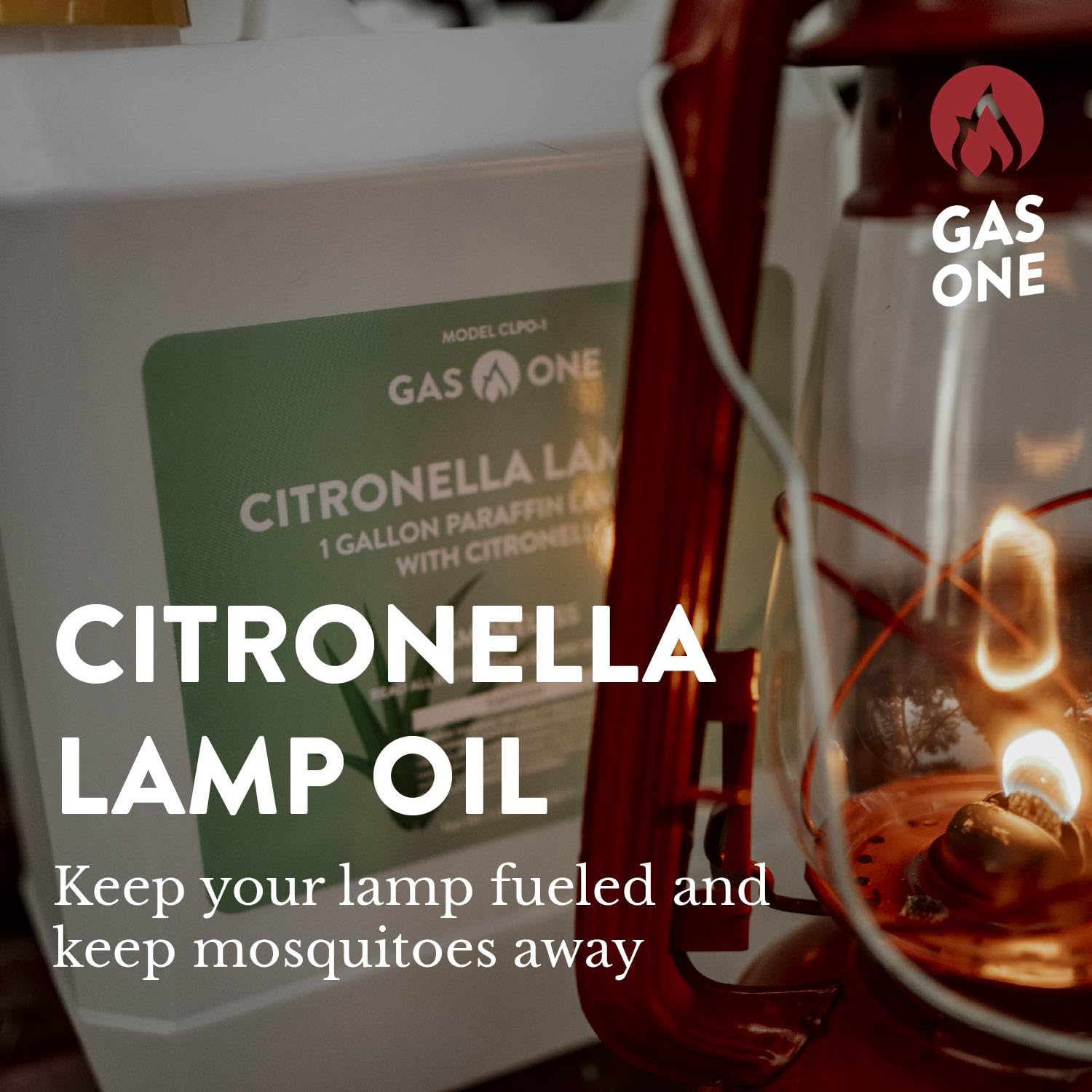 1 Gallon Lamp Oil Torch Fuel - Extra Strength Citronella Oil - Clear Paraffin Lamp Oil - Smokeless & Clean Burning - Ideal for O