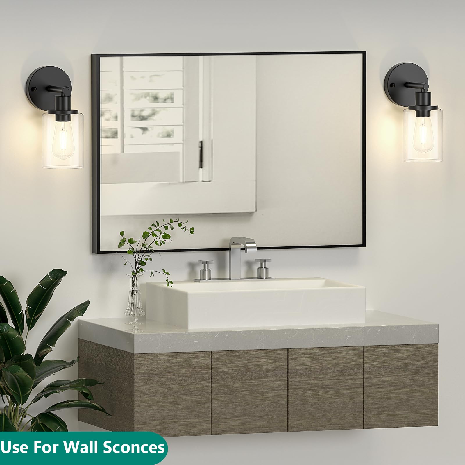 3-Pack Clear Glass Lampshade Replacement, High Transmittance Cylinder Glass Cover, 5.51In Height, 3.93In Diameter, 1.69In Fitter