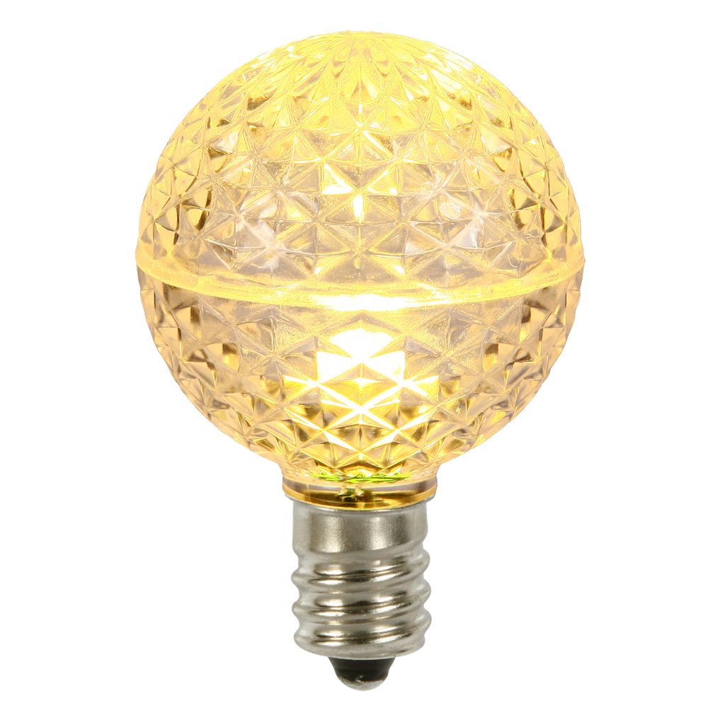 G50 Faceted LED Warm White E17 .45W 25Bx
