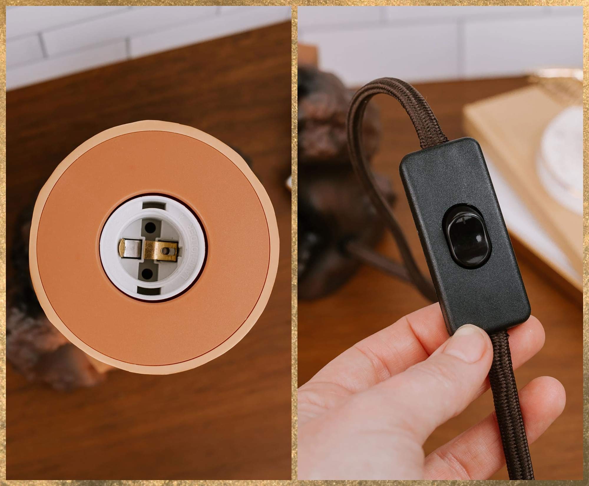 Ukonic Harry Potter Goblet Of Fire Table Lamp | Official Wizarding World Collectible | Home Decor And Room Essentials | Led Mood Light, Standing Desk Lamp | 12 Inches Tall