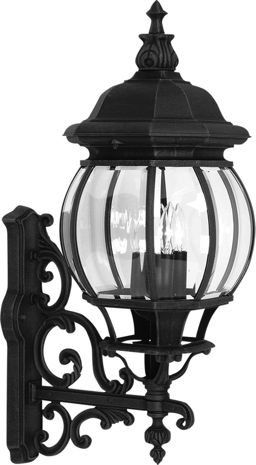 Artcraft Lighting Classico Large European Style Outdoor Post Light Mount, Black