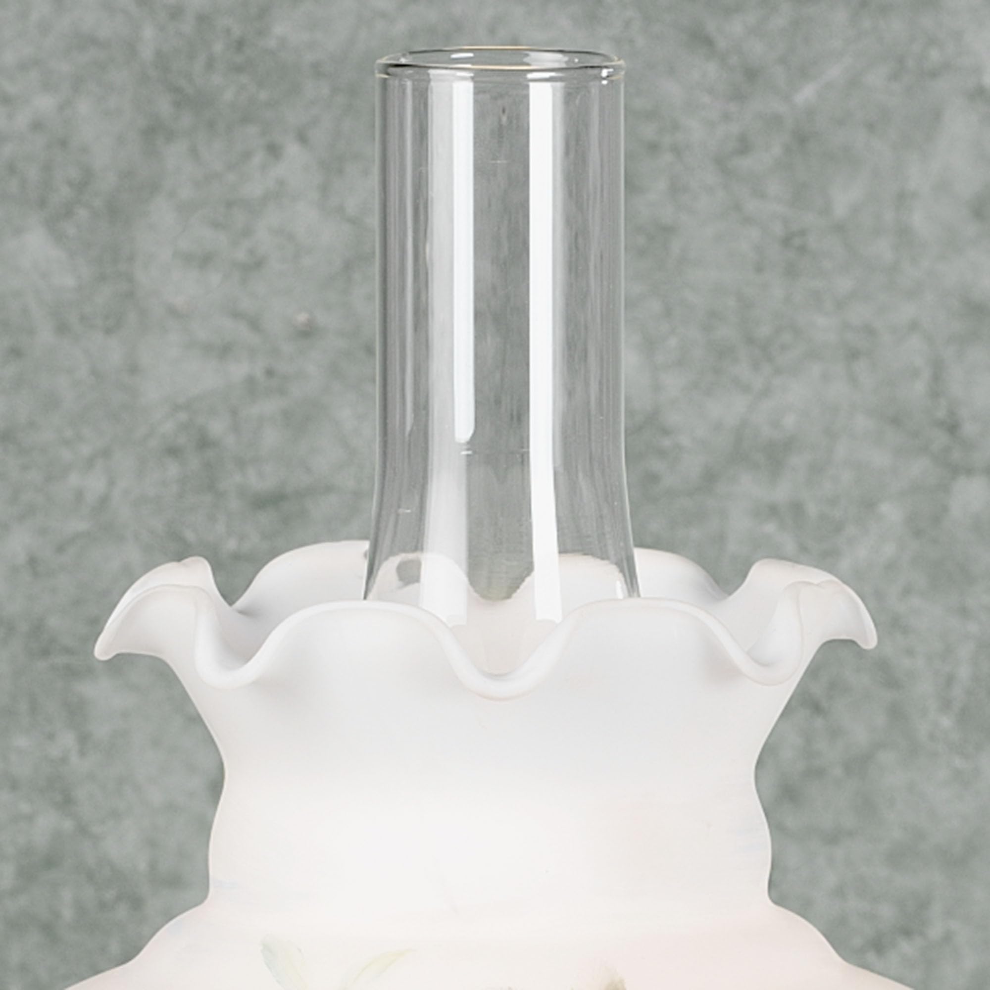 Touch Of Class Beatrice Hurricane Rose Table Lamp Pink - Victorian Style - Crystal Beads, Glass - Floral Aesthetic, Roses - Elec