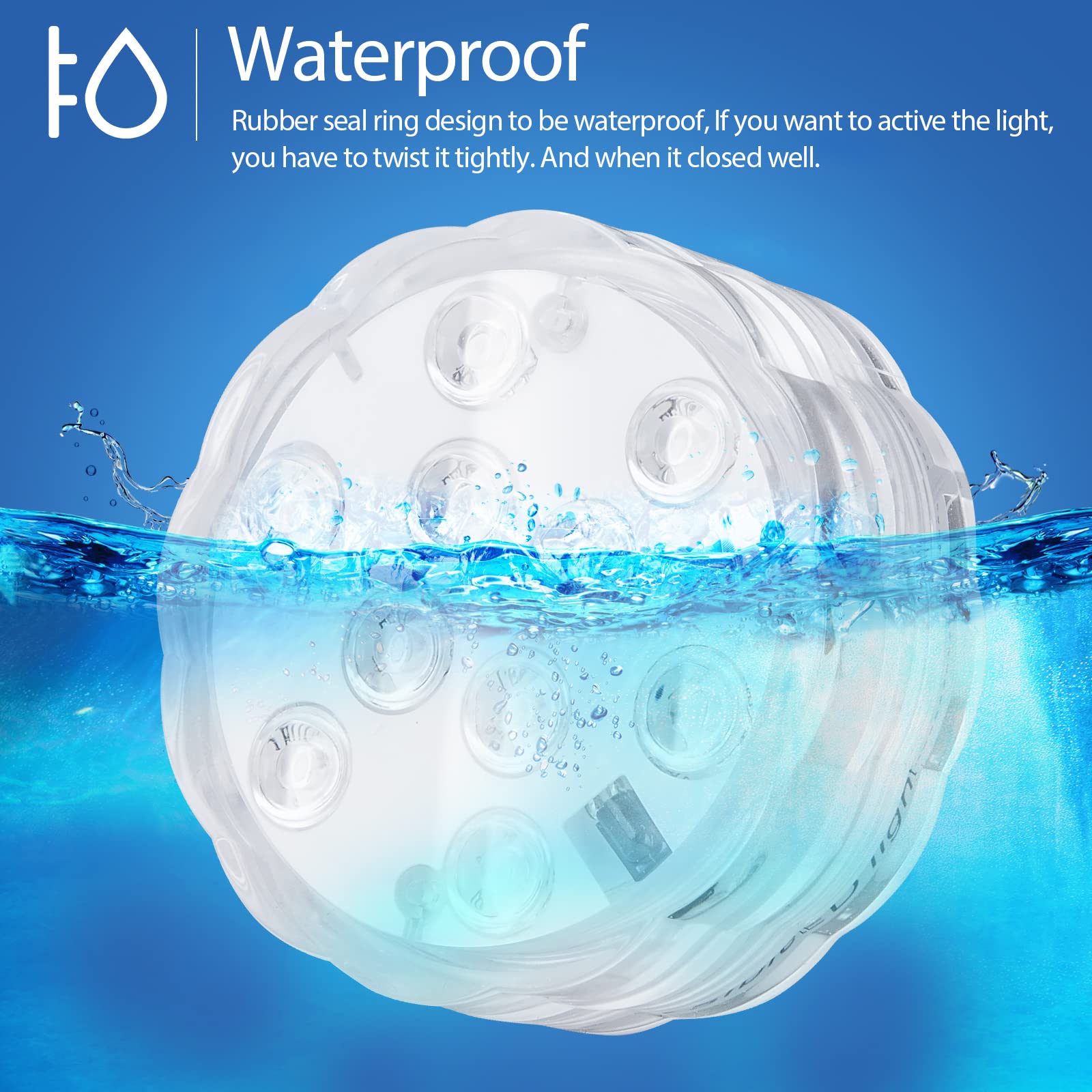 Dobertry Bathroom Vanity Lights Wireless, Battery Powered Operated Waterproof Led Light for Shower Spa Bath Room Over Mirror Wal