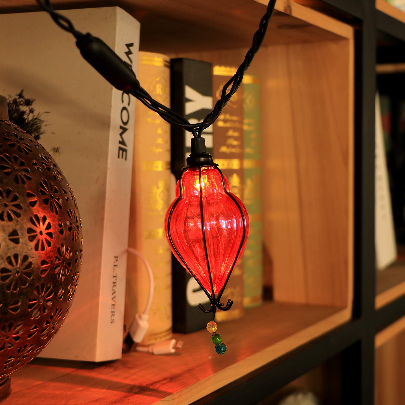 Vigdur Decorative String Lights - 10 Bulbs, Connectable, Indoor/Outdoor, Multicolor, Model Vigdur-4213751
