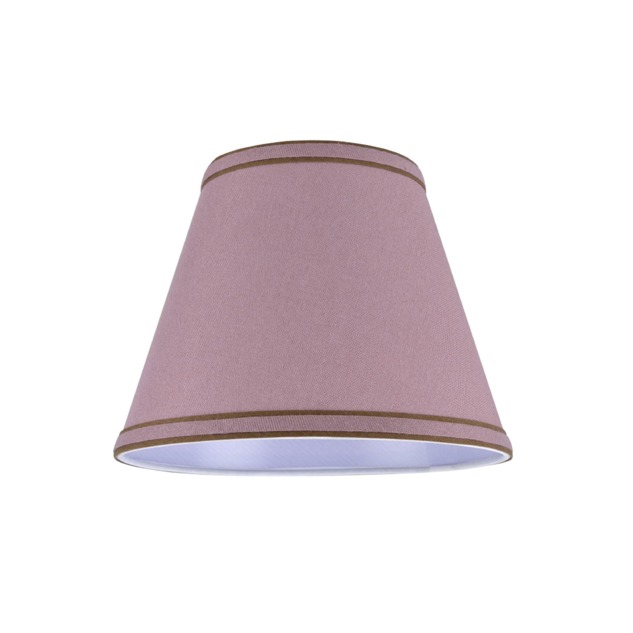 Aspen Creative 32041A Transitional Hardback Empire Shape Spider Construction Lamp Shade in Reddish Purple, 9&quot; wide (5&quot; x 9&quot; x 7&quot;)