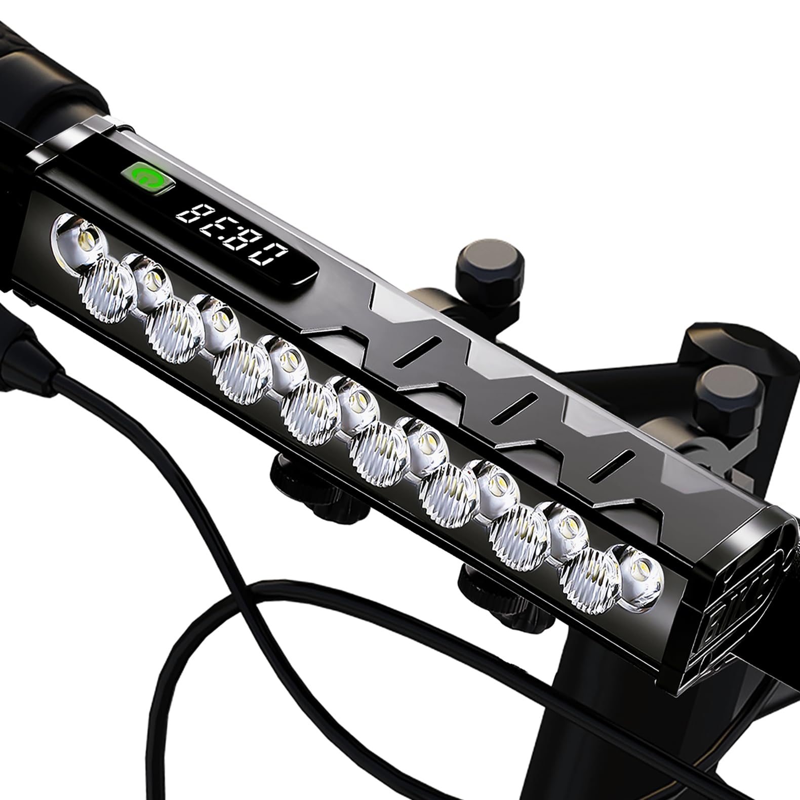 Bike Lights, 17 LED 4800 Lumen Bicycle Light with 4 Modes, 10000mAh USB Rechargeable Bike Light, Bike Headlight with Digital Pow