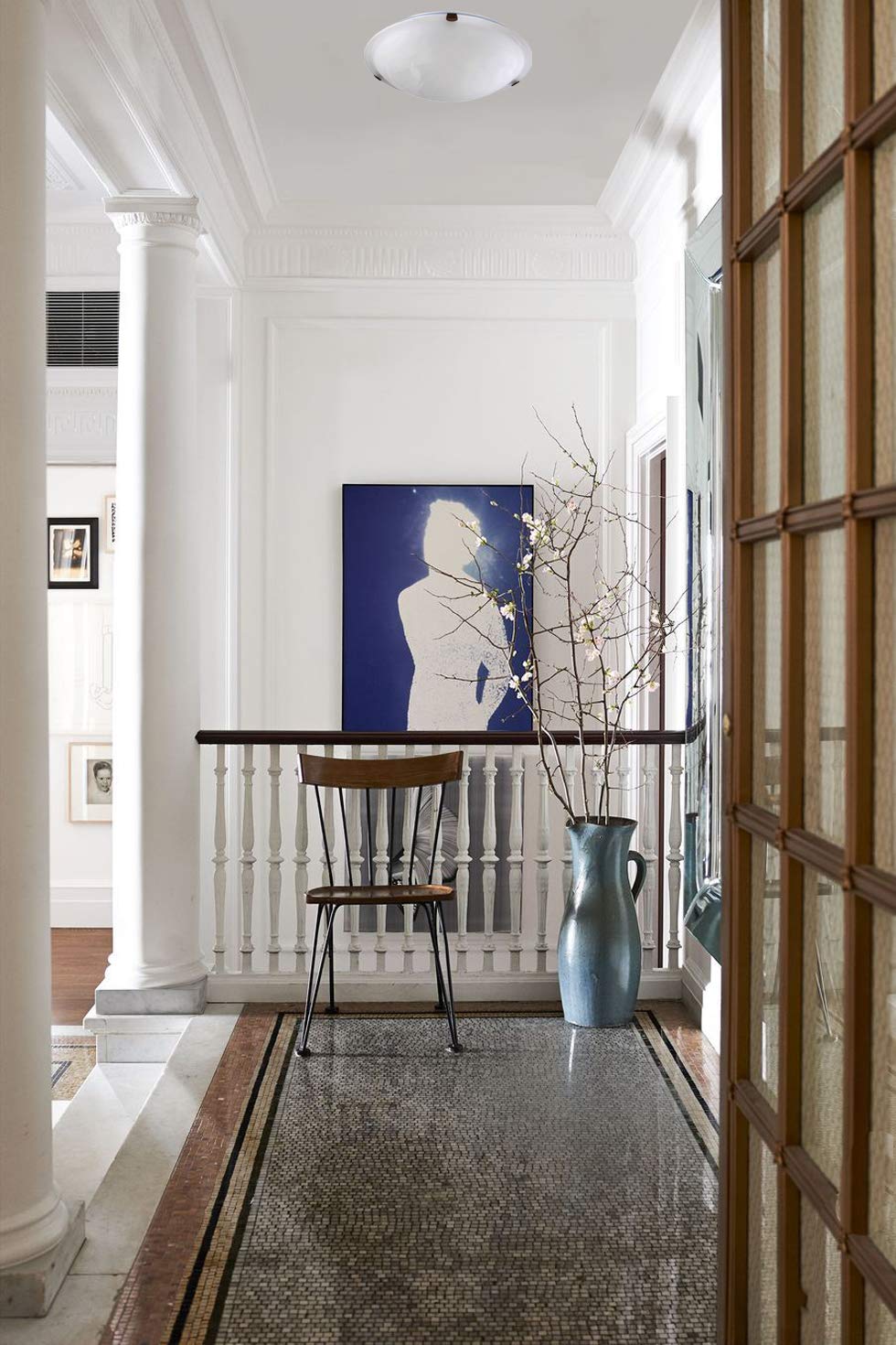 Quorum International Transitional Three Light Ceiling Mount In Bronze/Dark Finish