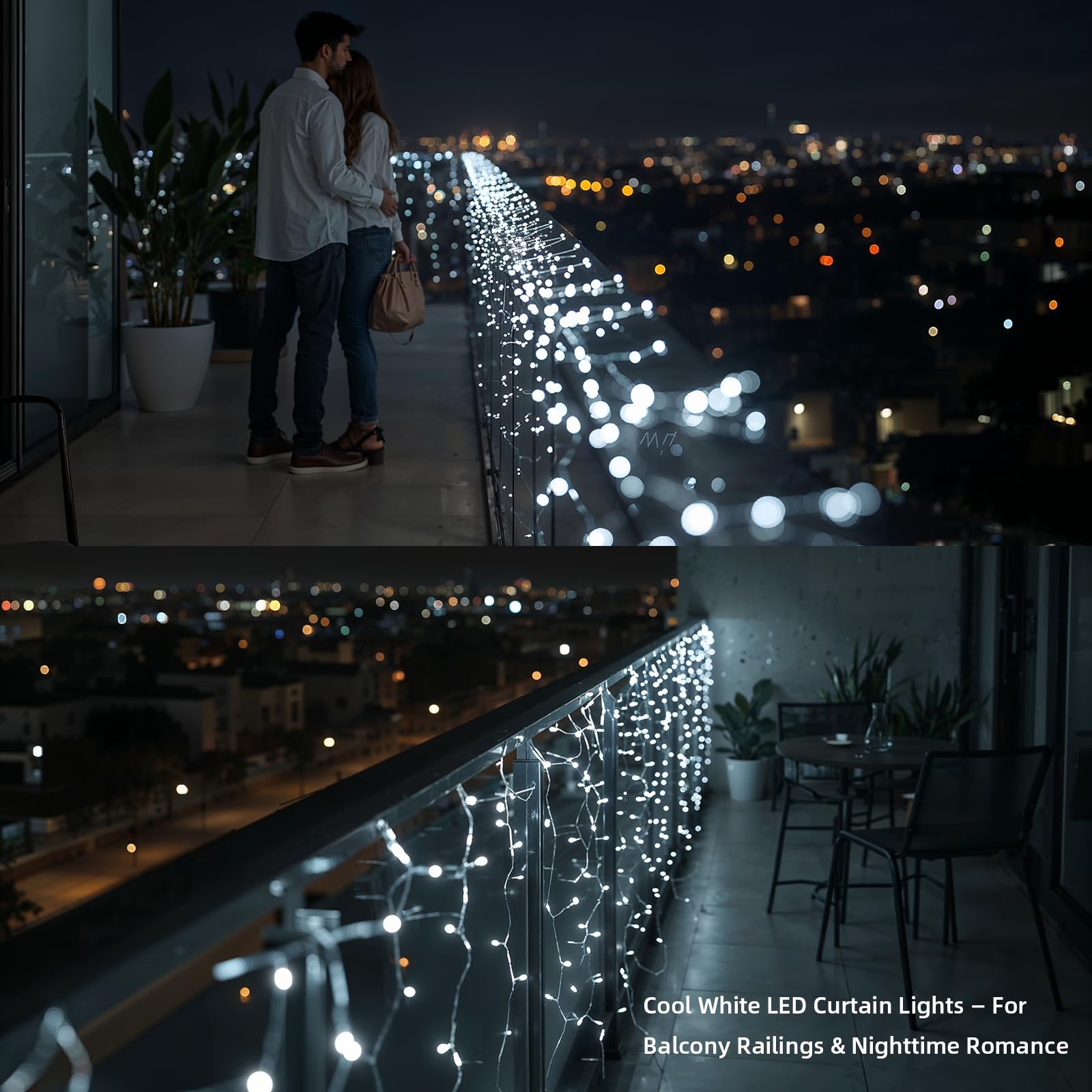 Etinga 100 Led String Lights 33Ft Cool White  Plug In Fairy Lights With 8 Modes  Indoor Outdoor Christmas Lights For Bedroom Tree Patio Porch Wedding Holiday Decorations (Cool White  100 Led 33Ft)