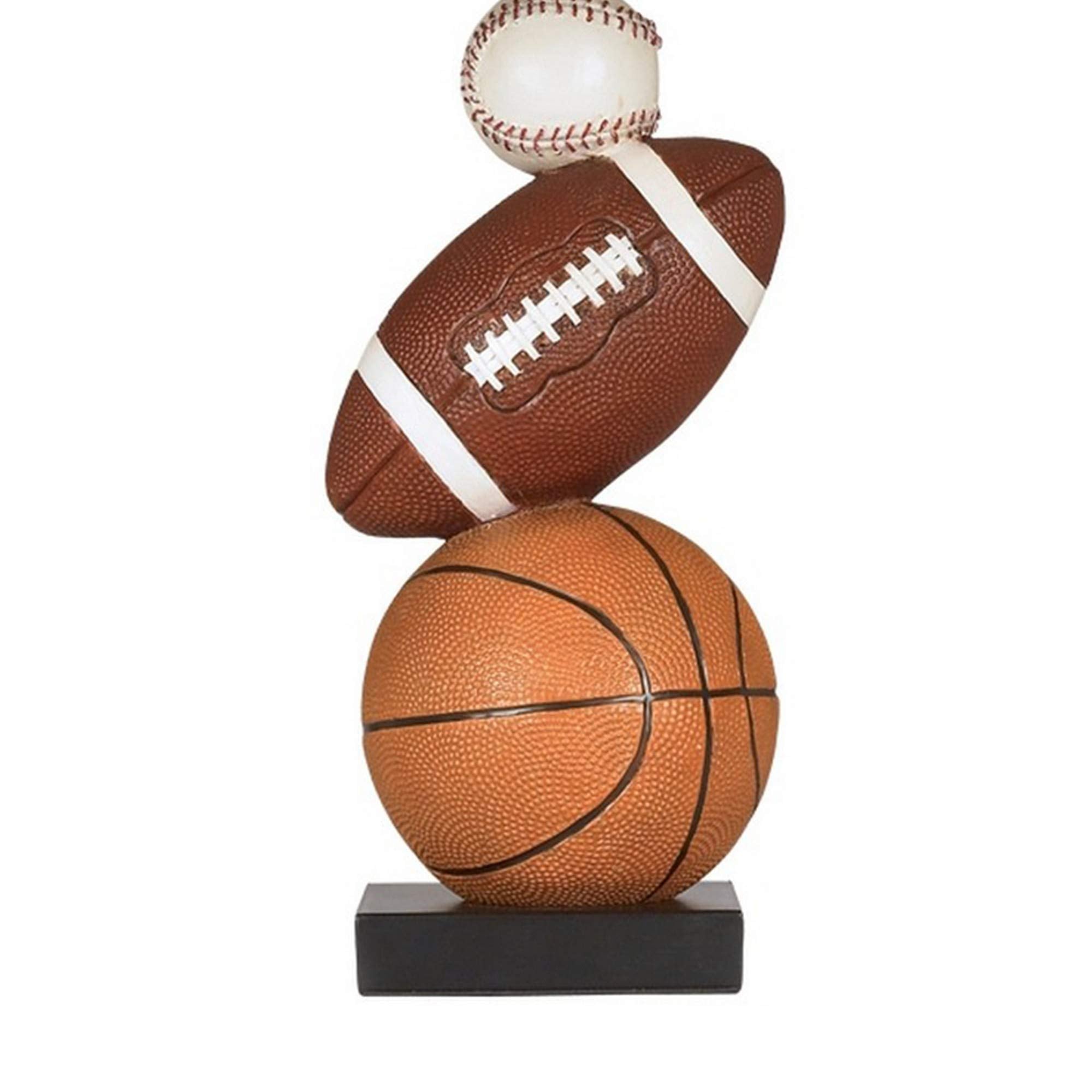 Benjara Bm230973 Sports Themed Polyresin Frame Table Lamp, Multi Color