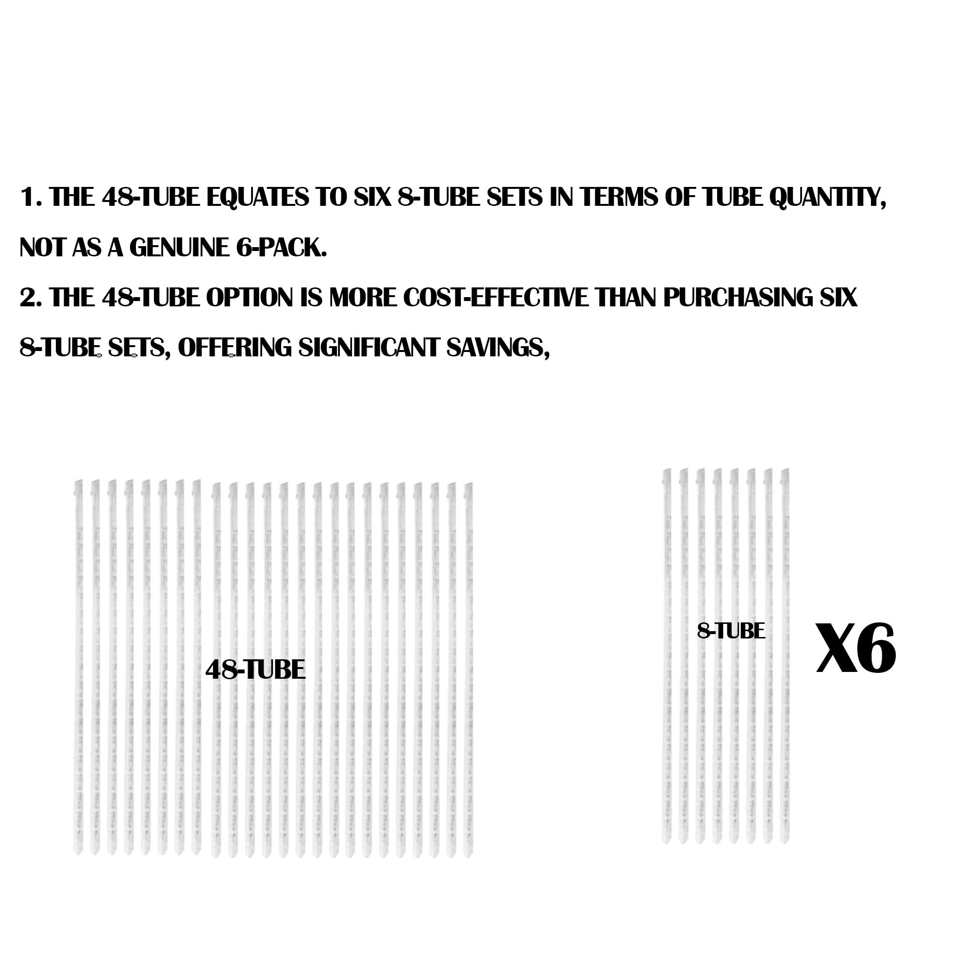 Dazzle Bright LED Meteor Shower Christmas Lights, 1728 LEDs, 11.8 Inch Tubes, Waterproof, Blue, Model 288L