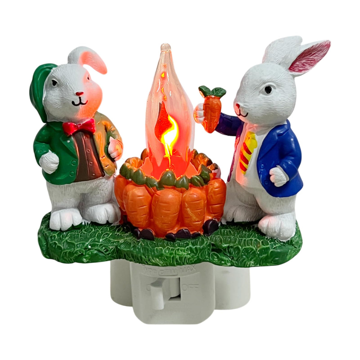 Consdemy 2025 Easter Bunny Night Light Plug Into Wall,Easter Decorations Night Lights,Easter Indoor Decor Bunny Night Light Home