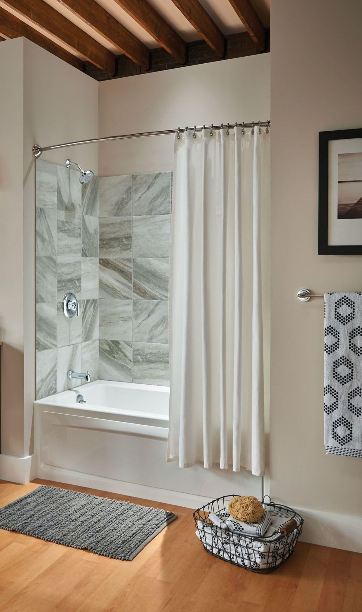 Moen YB2863CH Eva 3-Light Dual-Mount Bath Bathroom Vanity Fixture with Frosted Glass, Chrome