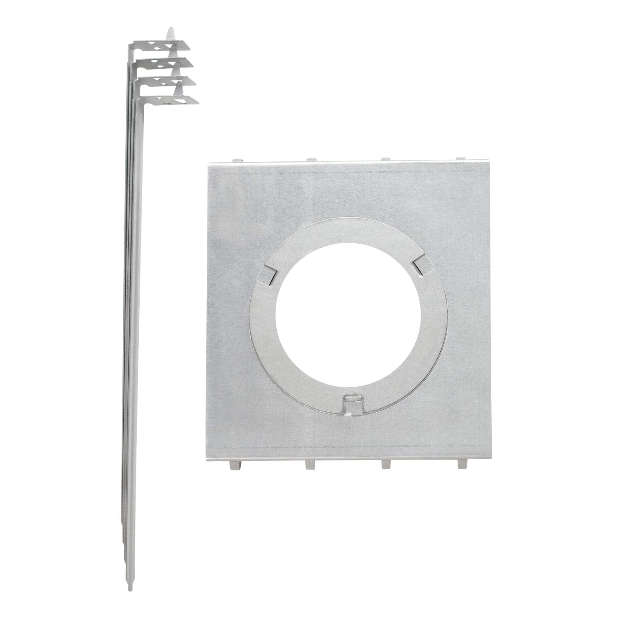 Aluminum New Construction Recessed Lighting Mounting Plate, 4x 12 Hanger Bars,90141