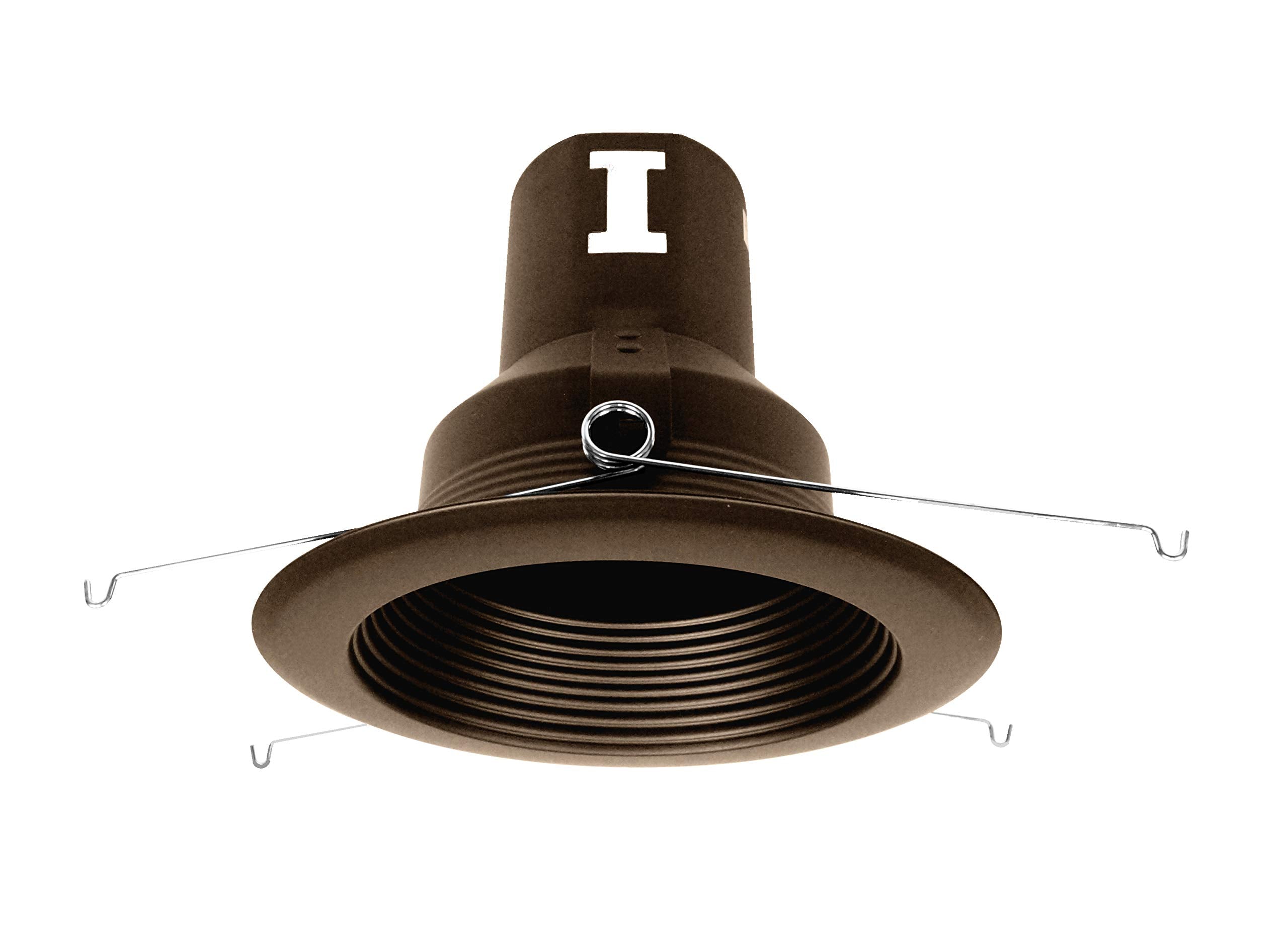 Nicor Lighting 5 Inch Oil-Rubbed Bronze Recessed Baffle Trim (15511Ob-Ob)