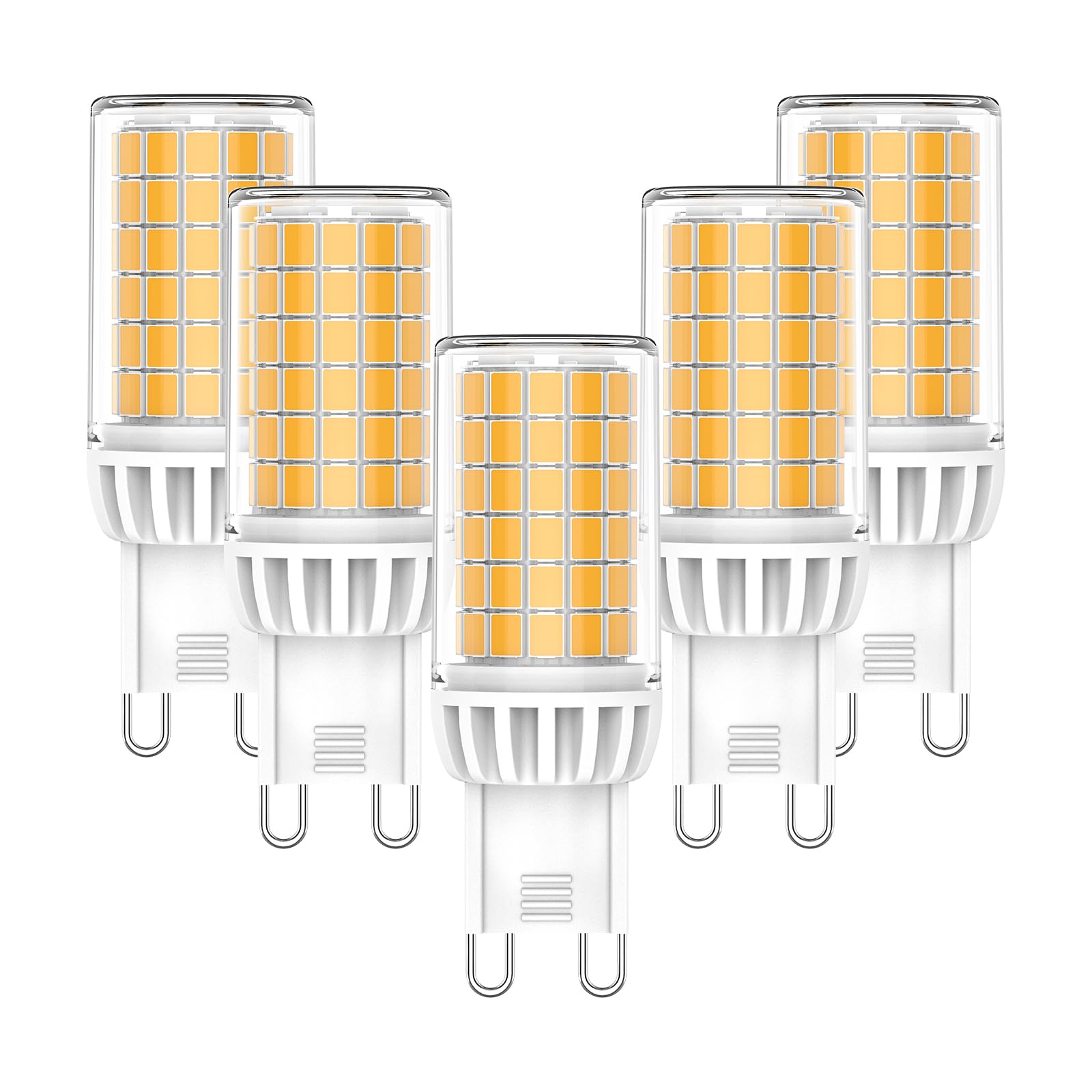 RuLEDne G9 LED Bulb Dimmable 5W,2700K Soft Warm White 120V 600LM,60 Watt Halogen Equivalent, UL CUL Listed T4 Specialty LED G9 B