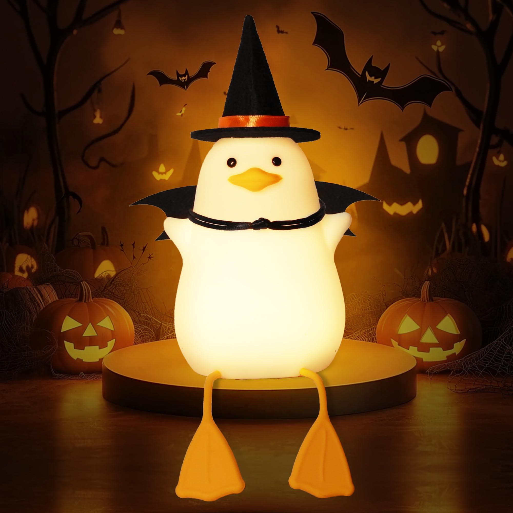 Attivolife Preschool Graduation Gift - Duck Night Light with Dimmable, LED Silicone Lamp, 2024 Cute Kindergarten Pre-K Graduatio