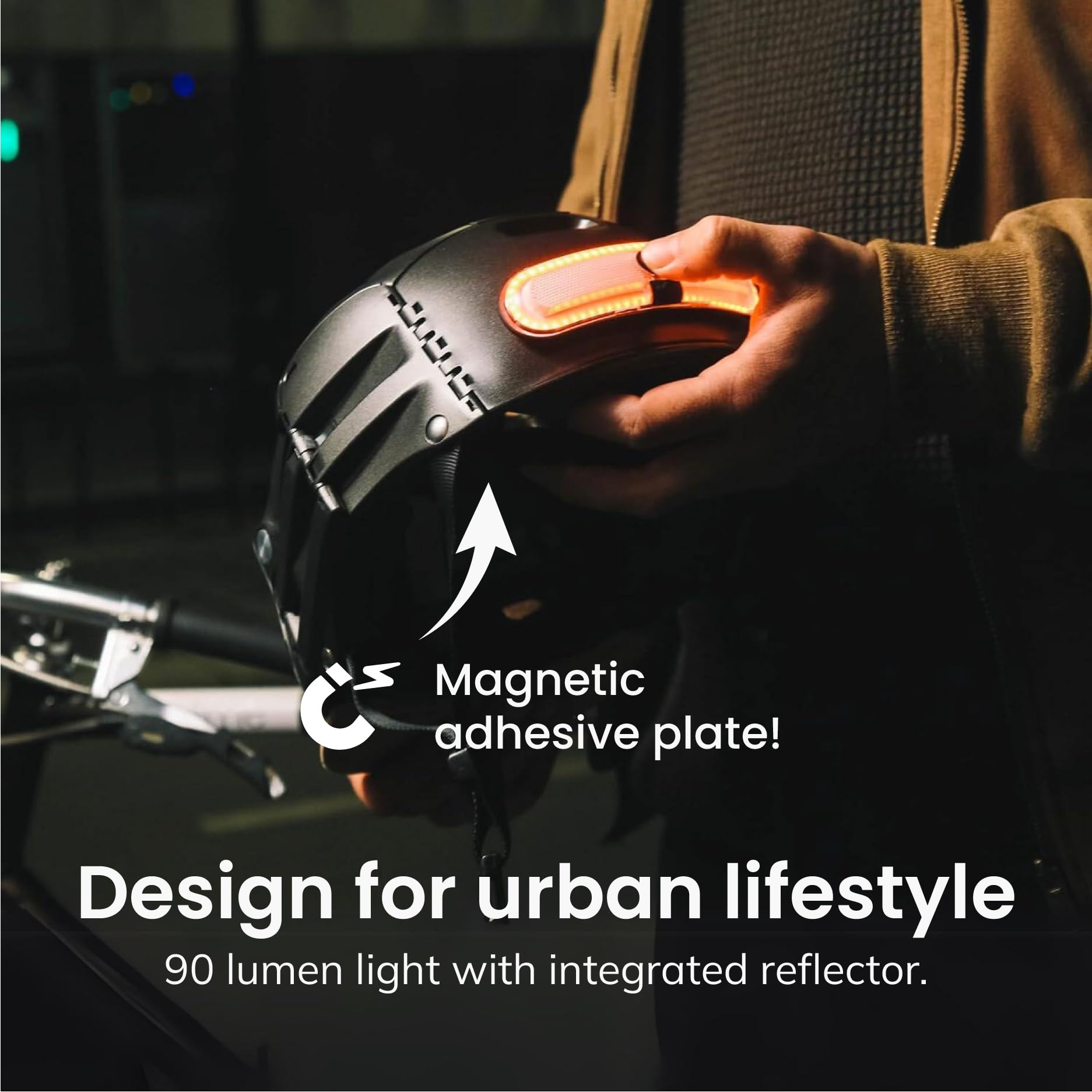 Overade - Turn Lighting - Right/Left Turn Signals with OxiMote Remote Control for Bicycle, Scooter or Helmet - 5 Red Modes (Ligh