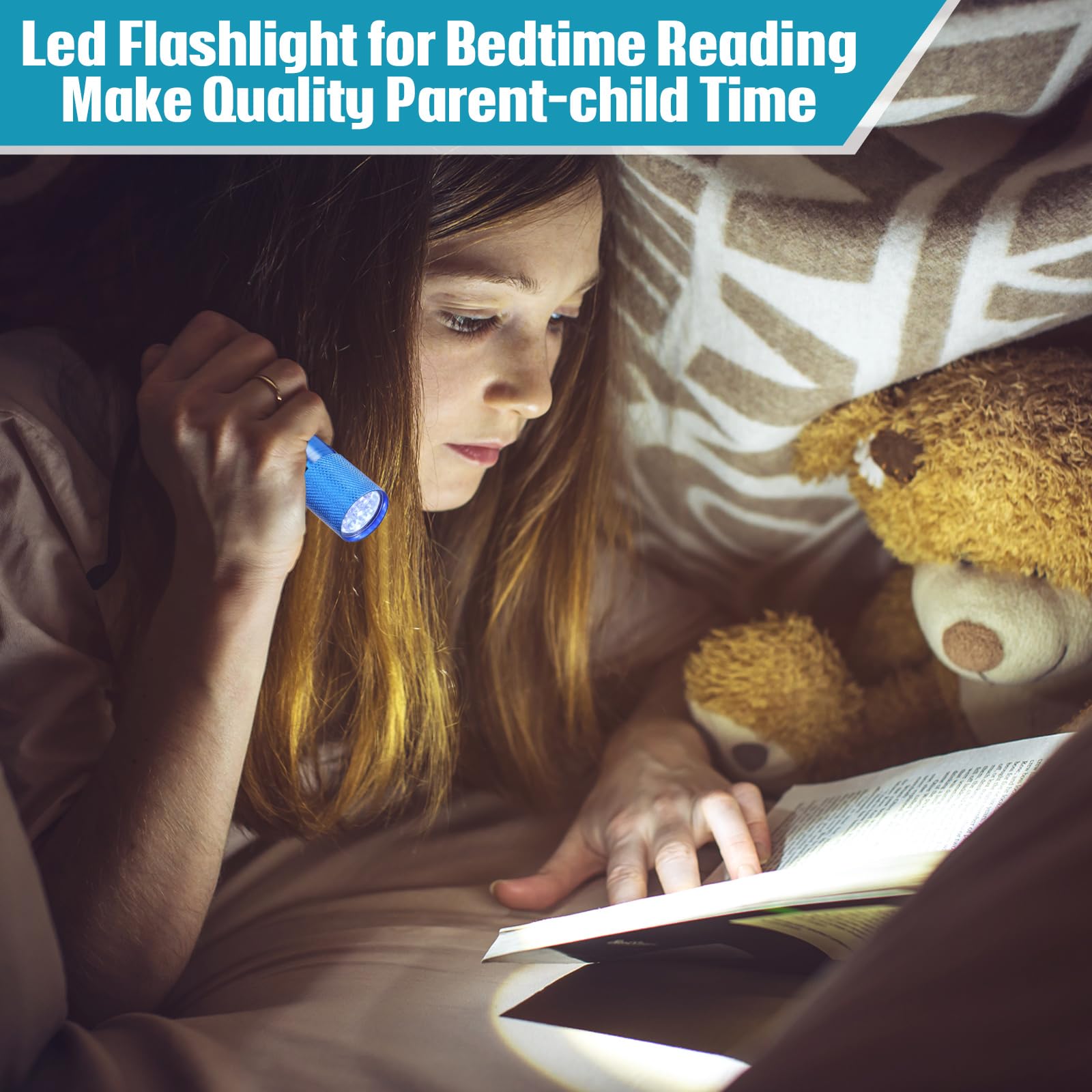 VIHOSE Mini Flashlights Bulk - 20 Pcs Aluminum LED Handheld Flashlights, Lovely Color, Ideal for Night Reading, Camping, and Emergencies