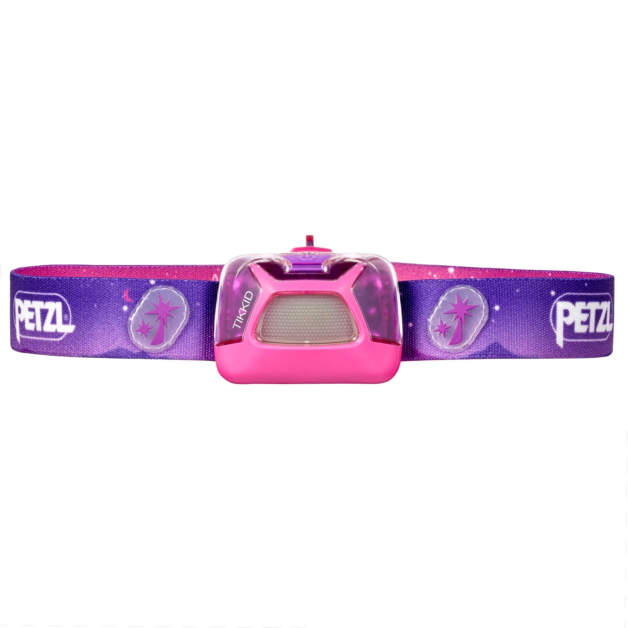 PETZL Tikkid Kids Headlamp - Adjustable Size, Flower Butterfly Lily Pink, Model E091BA01