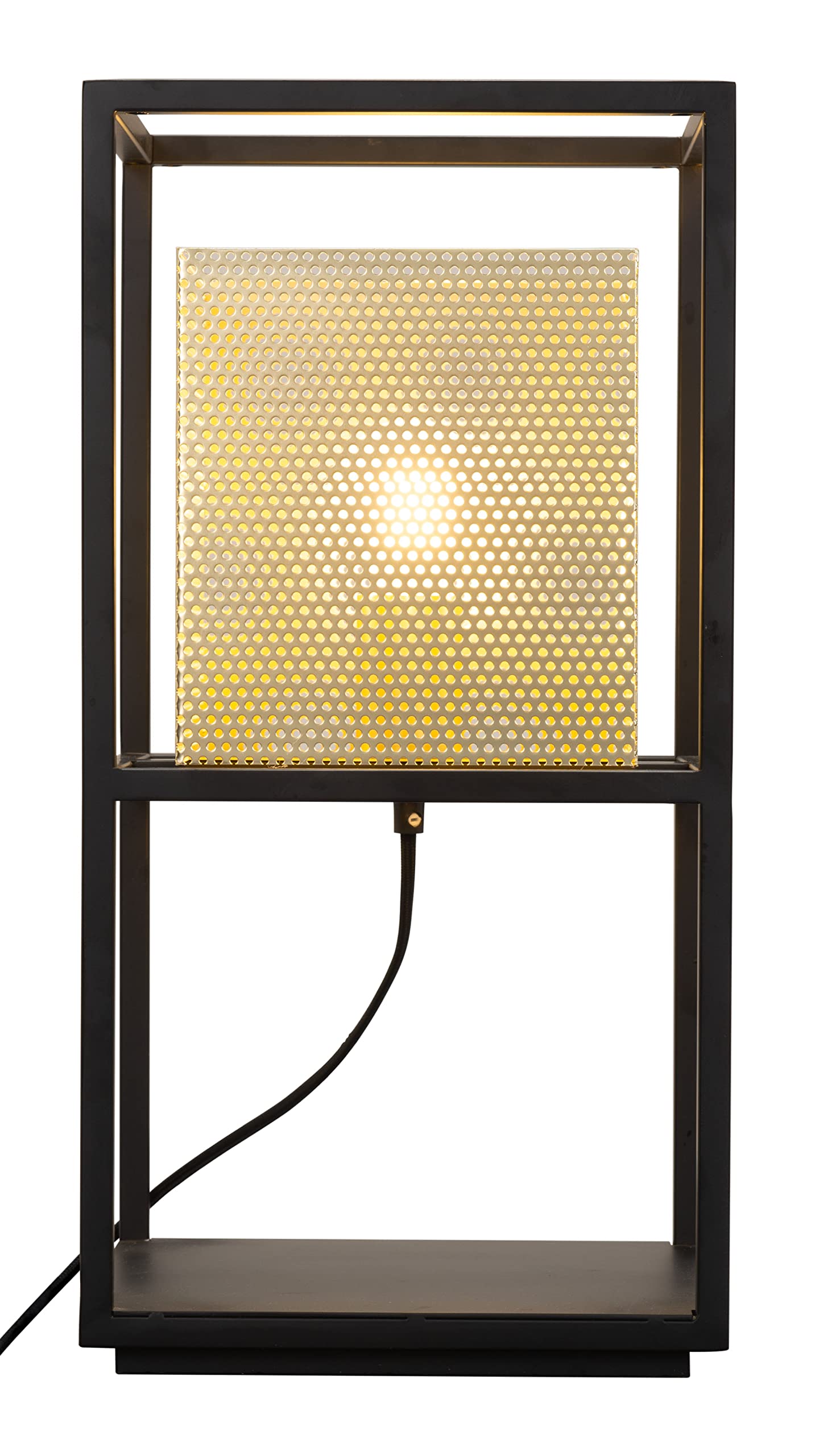 Zuo Yves Gold & Black Metal Table Lamp - Modern Decorative Lighting For Home Decor